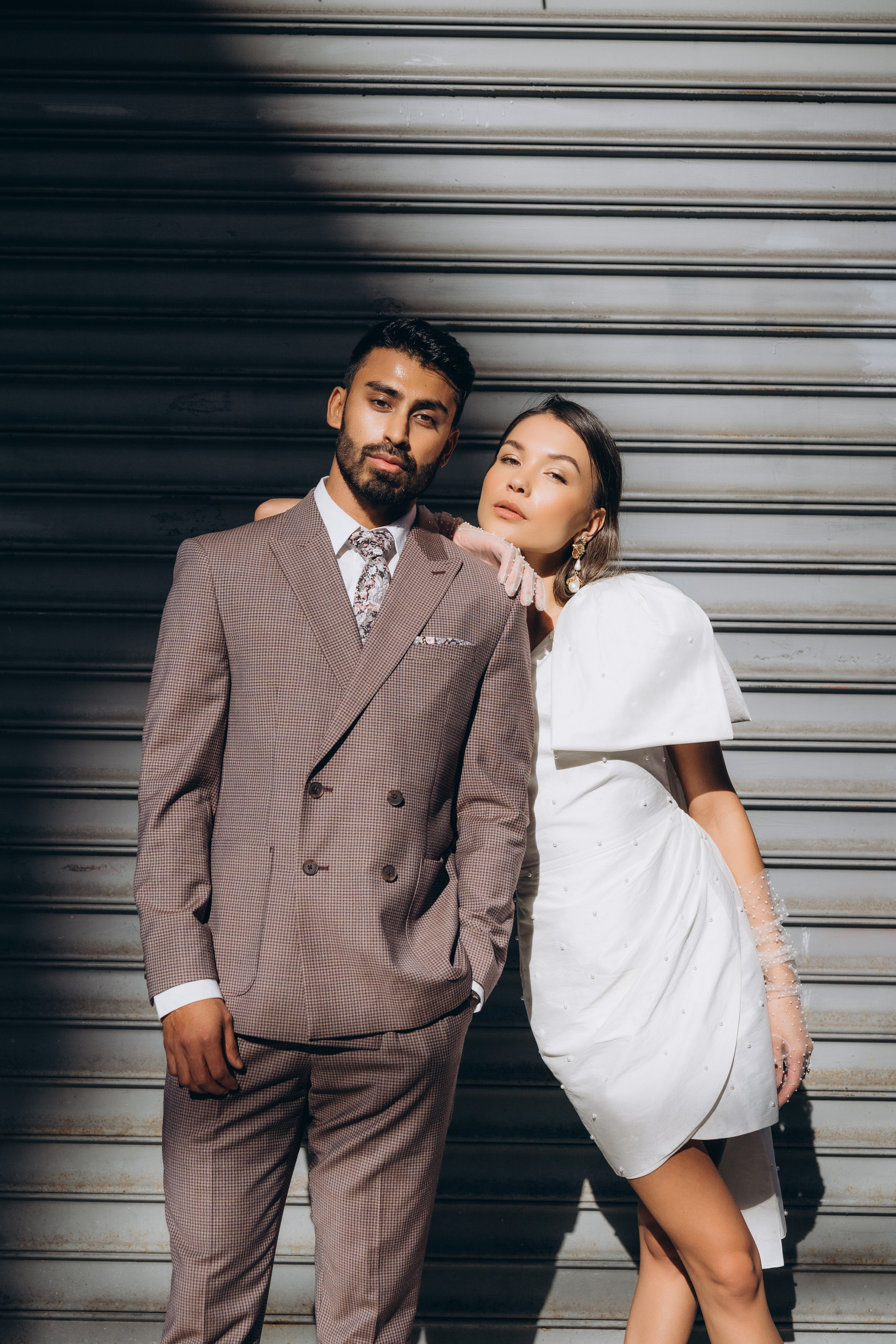Sabrina and Pranav’s Stylish Chinatown Engagement Session. Wedding photographer and videographer New York | New Jersey