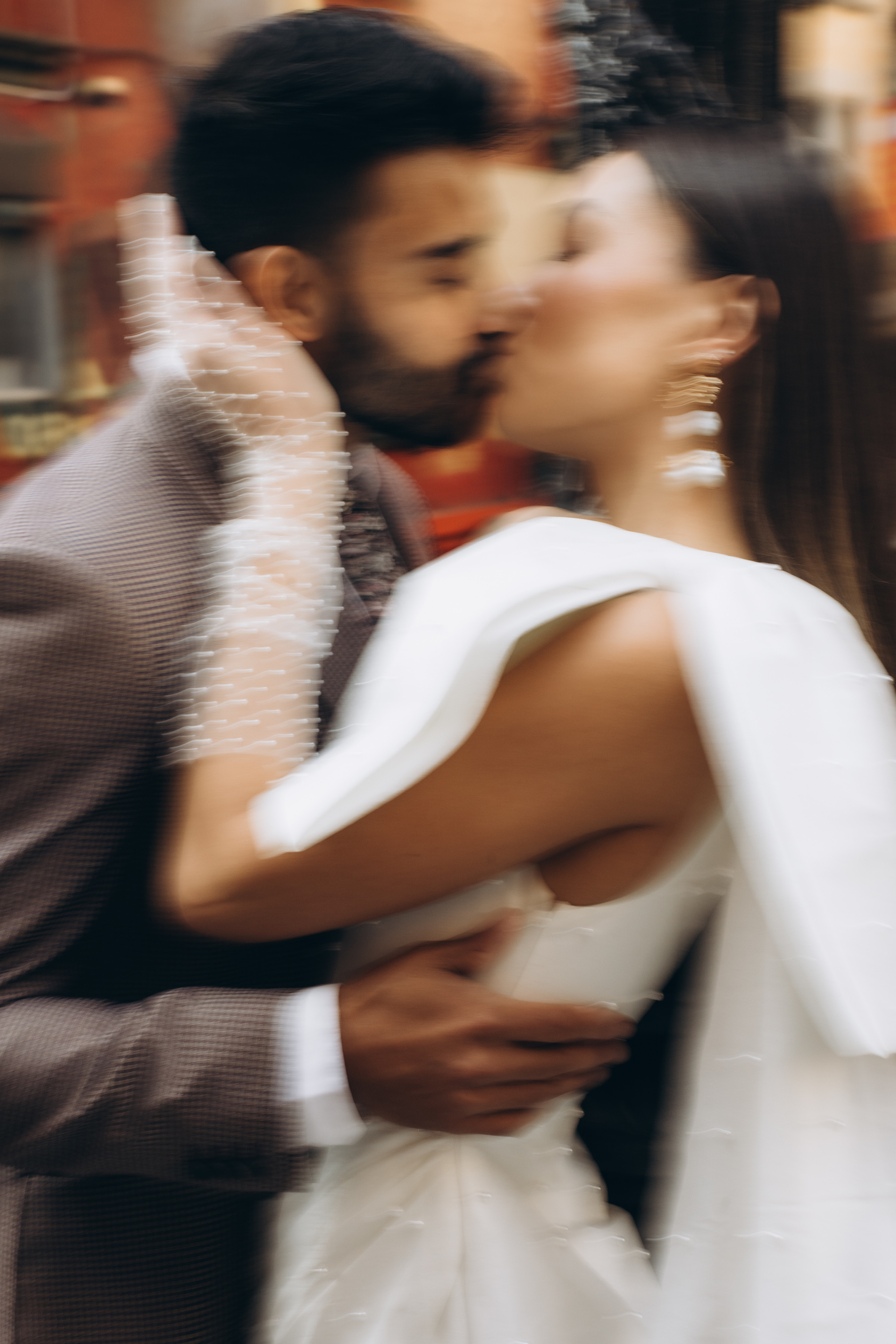 Sabrina and Pranav’s Stylish Chinatown Engagement Session. Wedding photographer and videographer New York | New Jersey