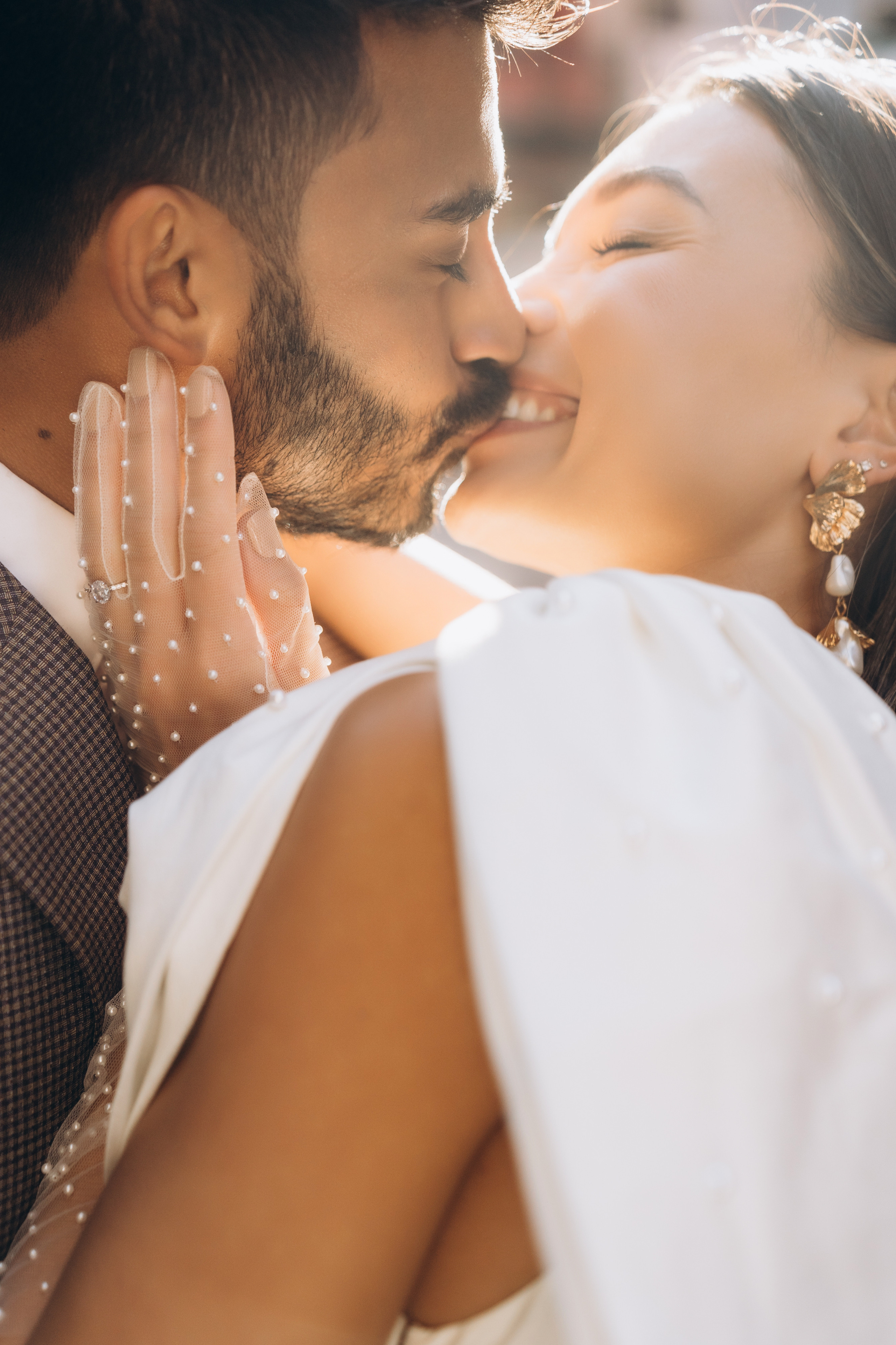 Sabrina and Pranav’s Stylish Chinatown Engagement Session. Wedding photographer and videographer New York | New Jersey