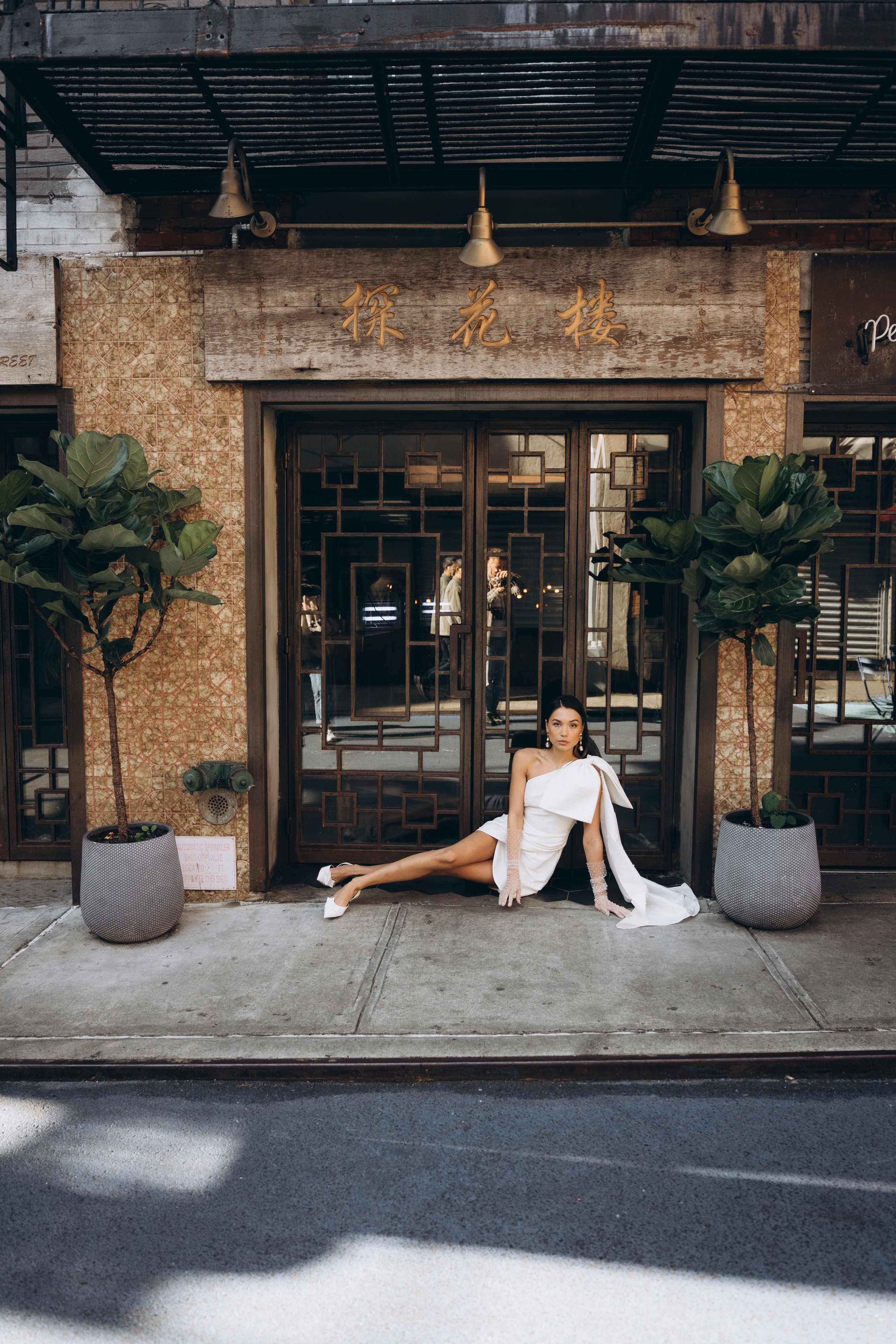 Sabrina and Pranav’s Stylish Chinatown Engagement Session. Wedding photographer and videographer New York | New Jersey