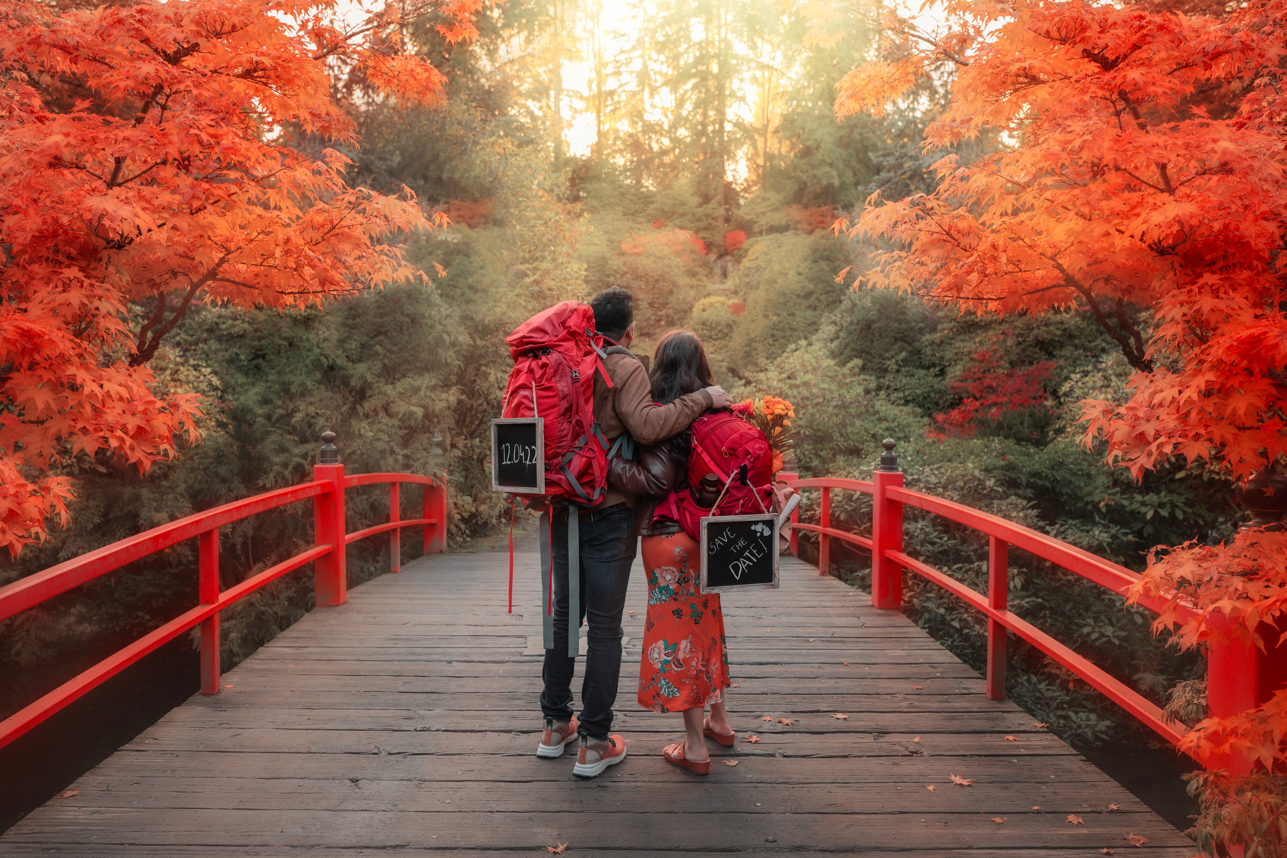 Maalvika with her fiance. Wedding & family photography in Seattle area. Helen Michelle photographer