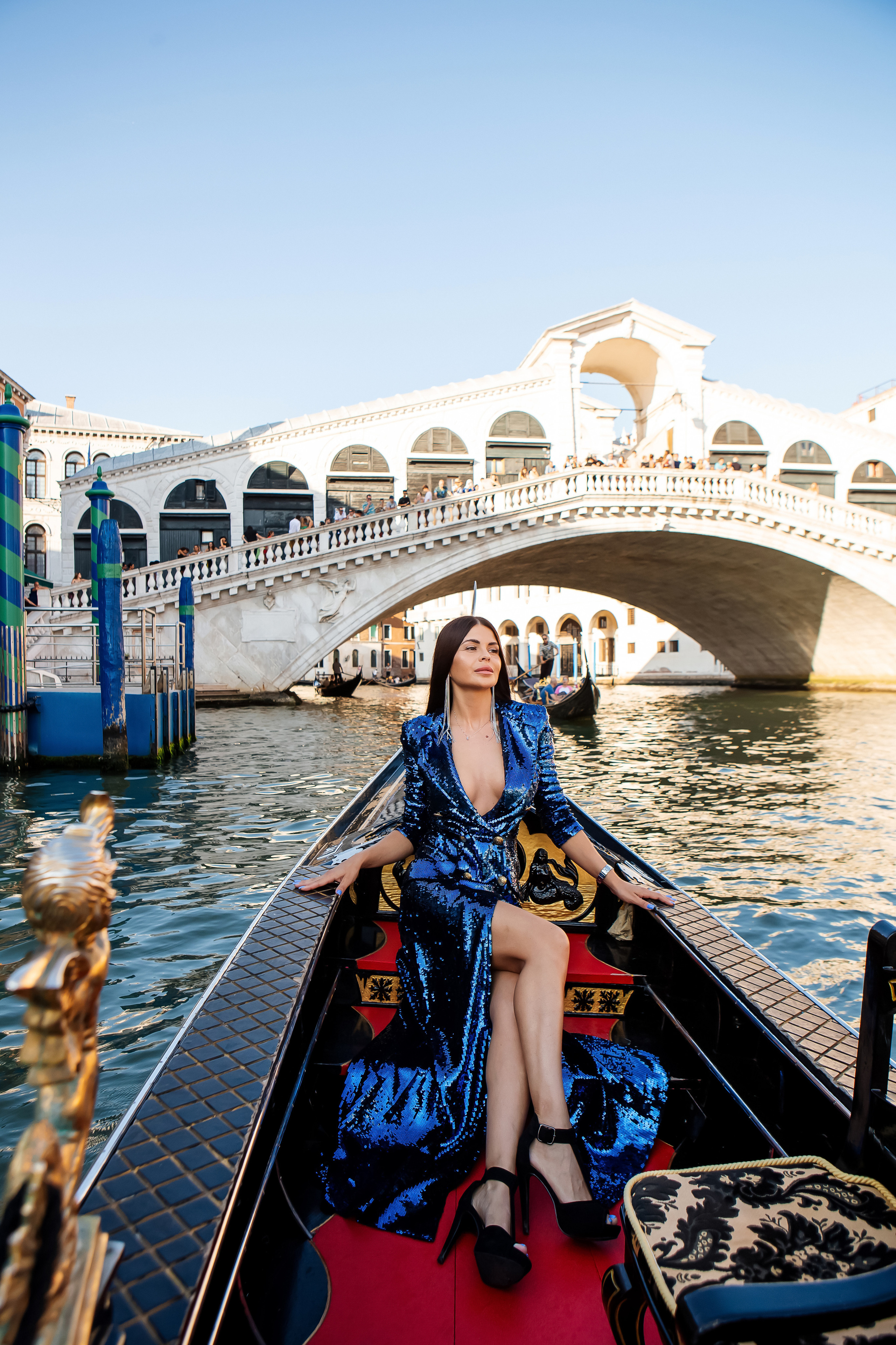 Portrait of Anzhelika at sunset