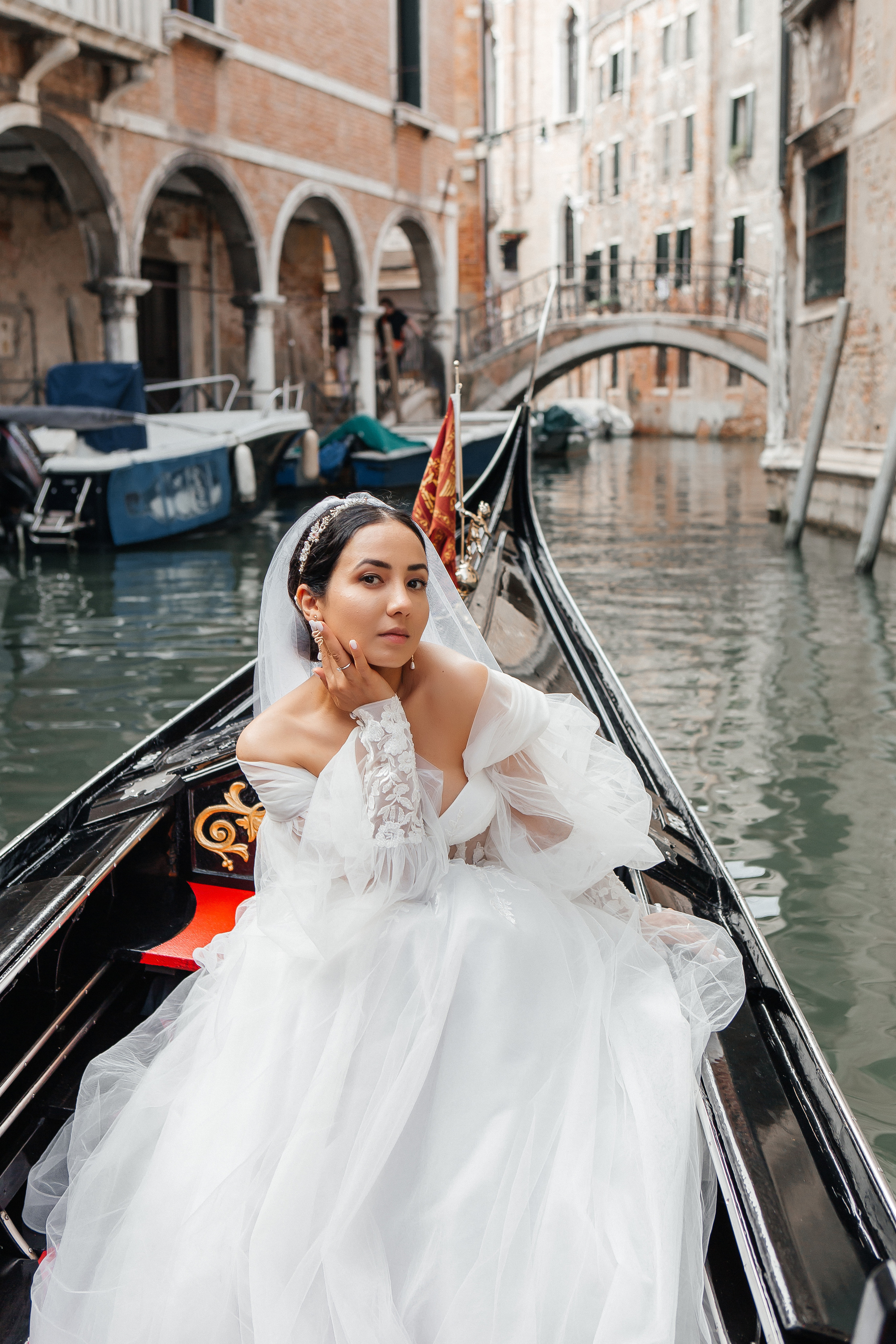 Colorful wedding on Burano