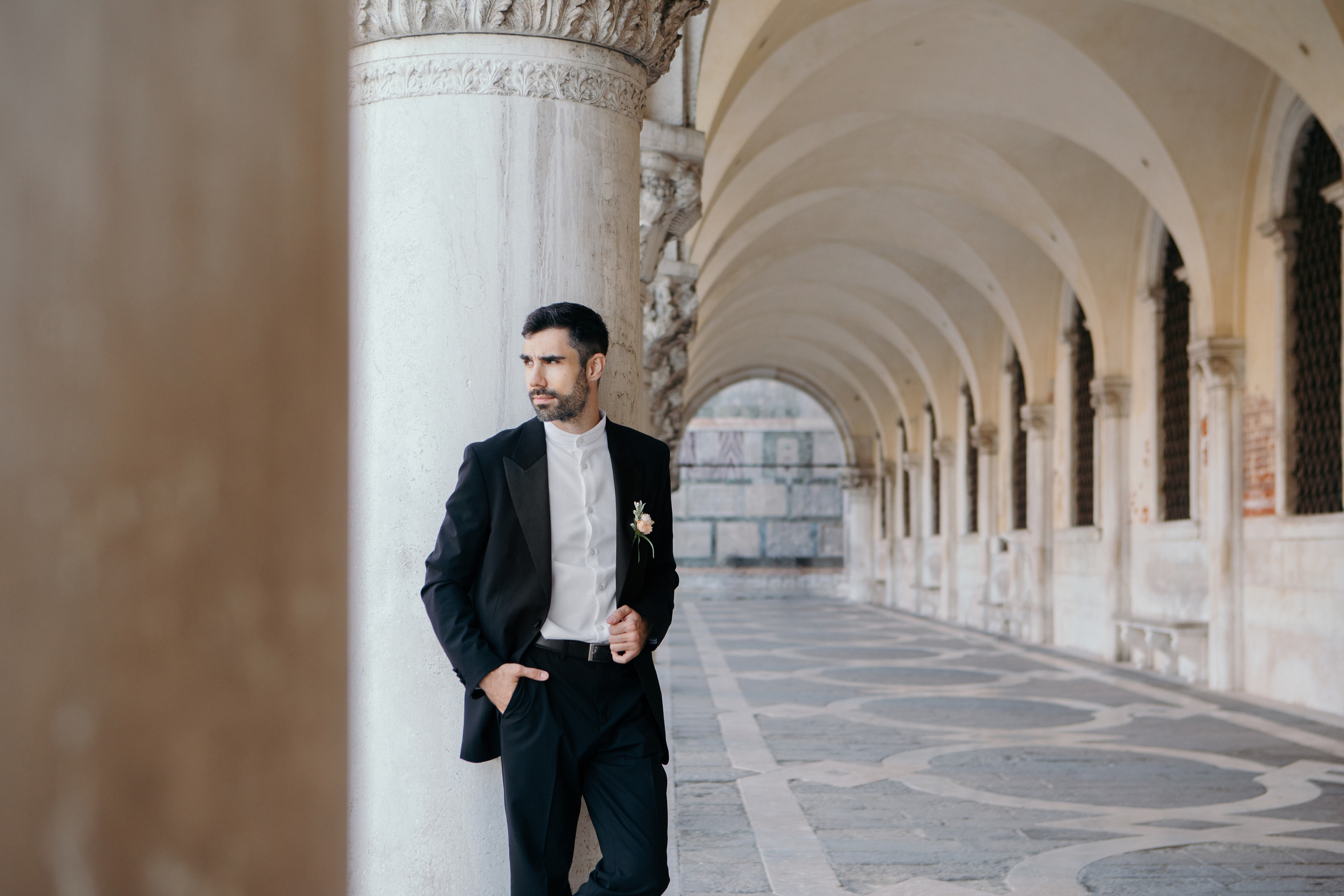 Colorful wedding on Burano