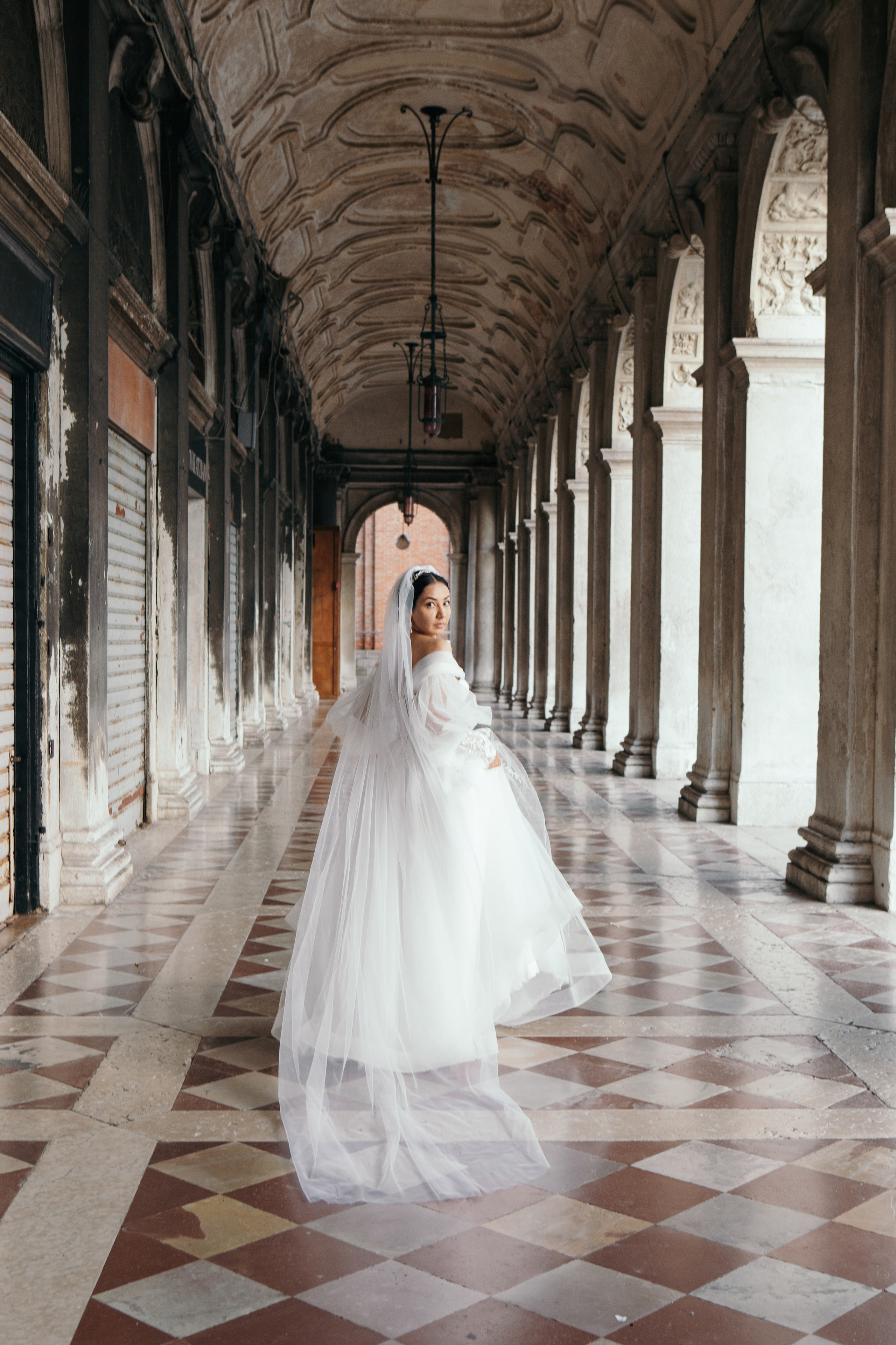 Colorful wedding on Burano