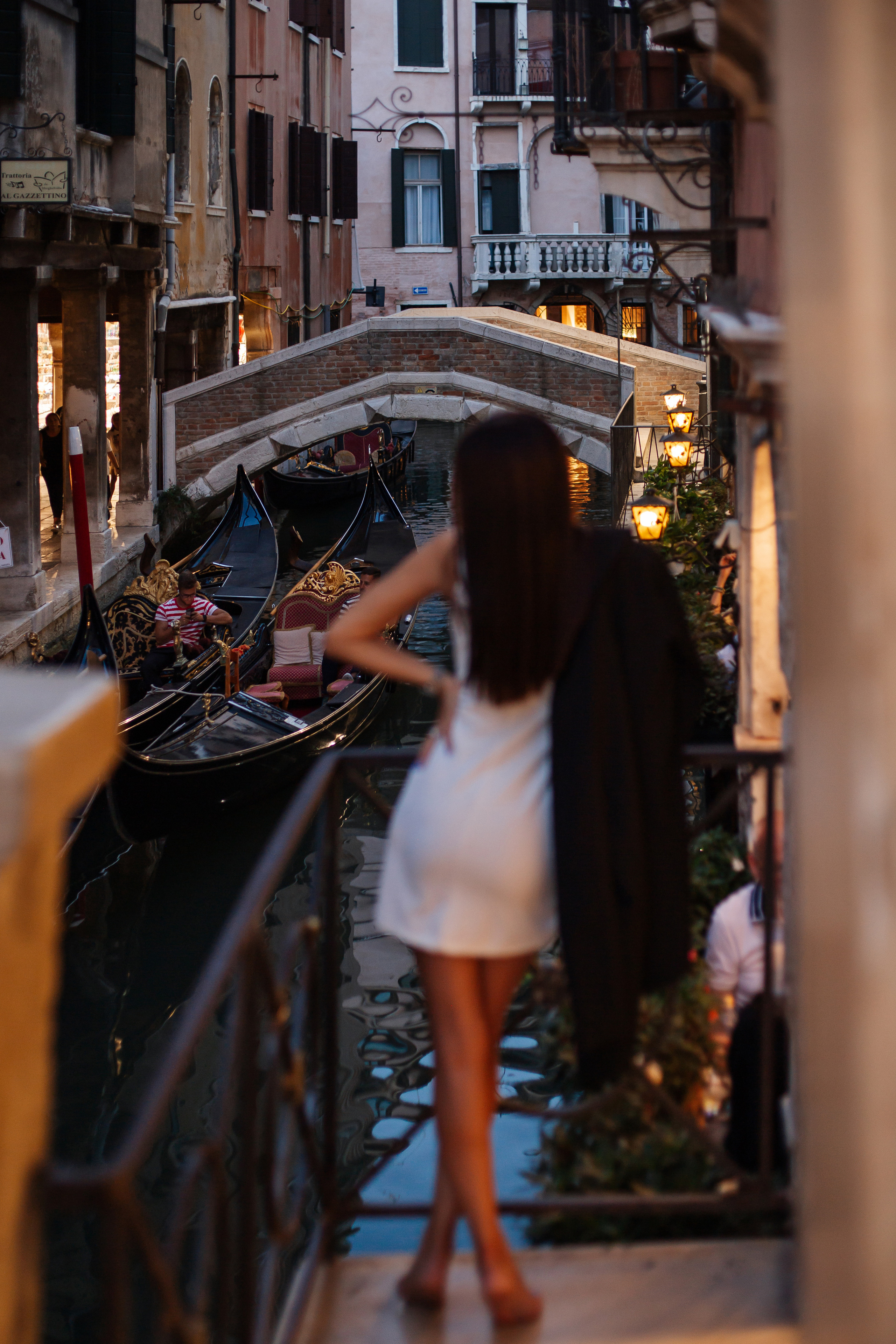 Portrait of Anzhelika at sunset