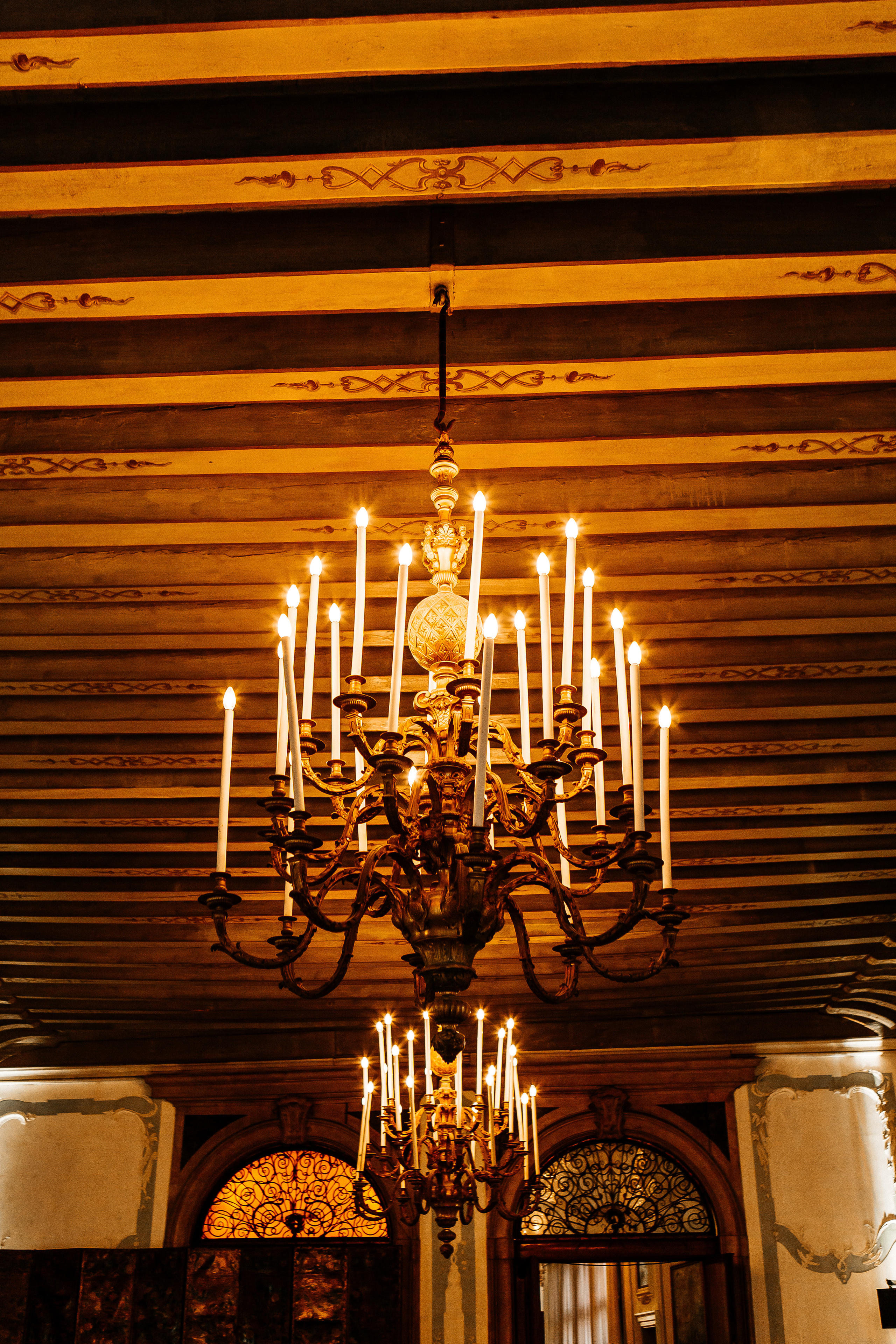 The wonderful party in the ancient palazzo of Venice