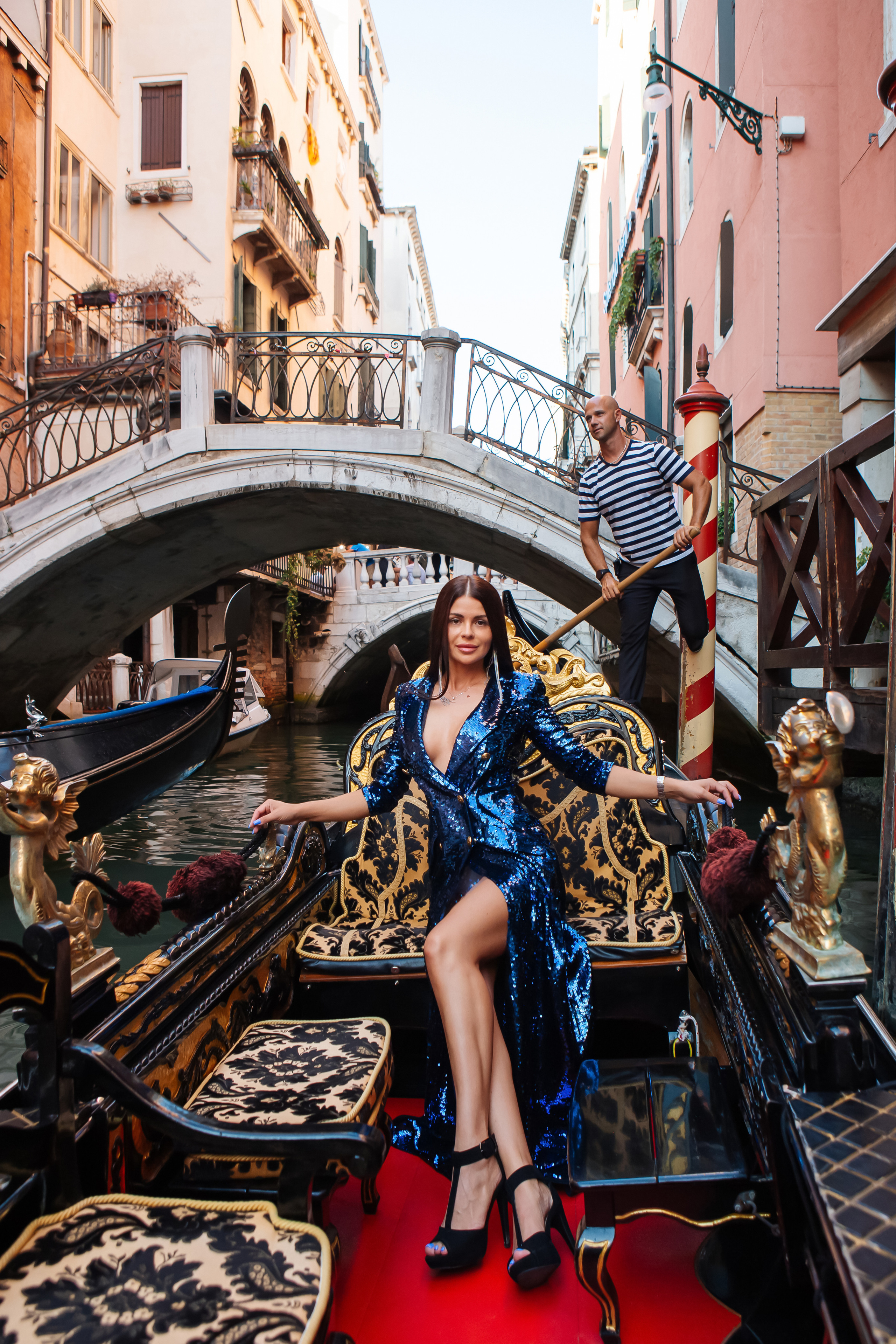 Portrait of Anzhelika at sunset