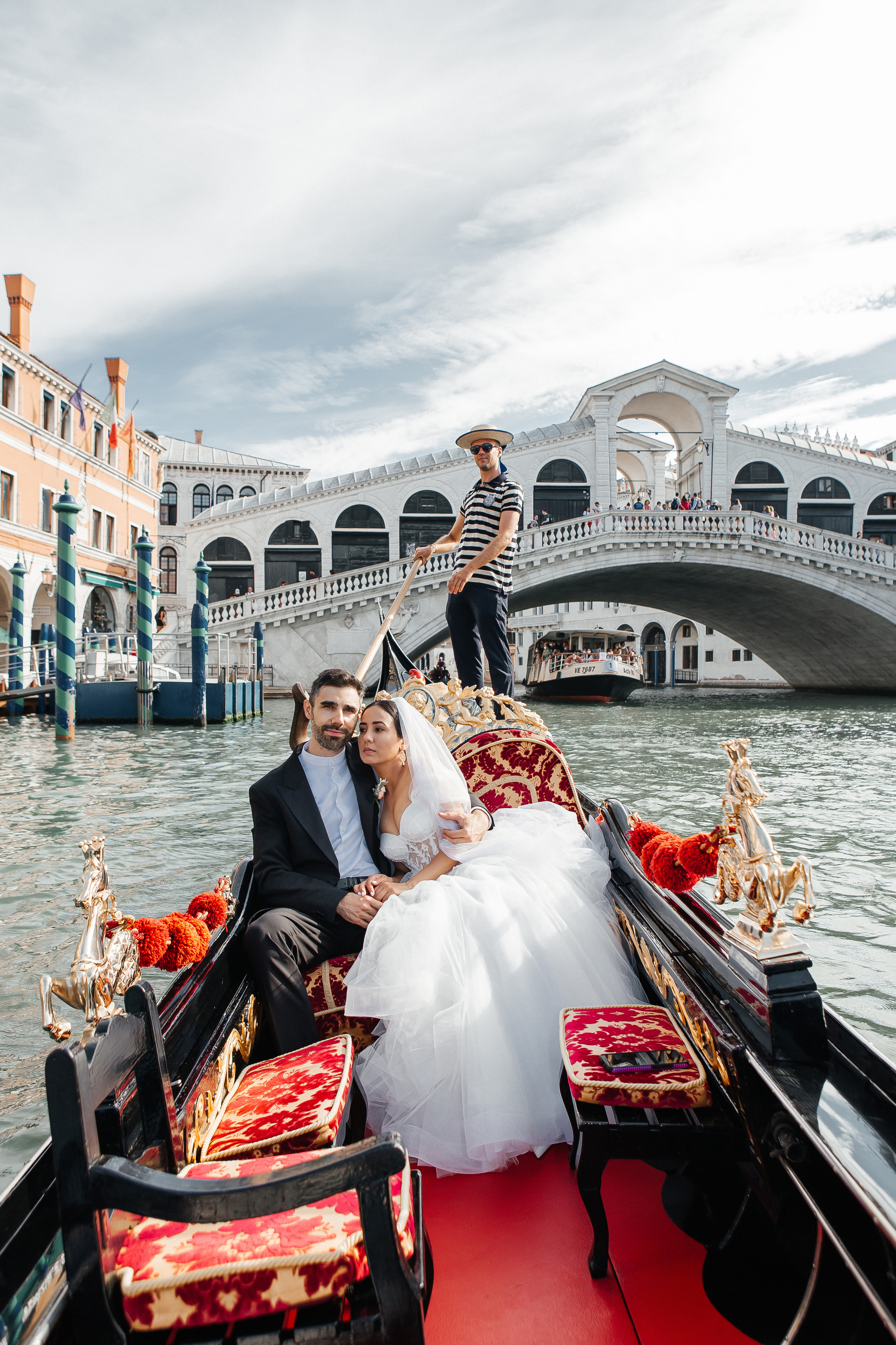Colorful wedding on Burano