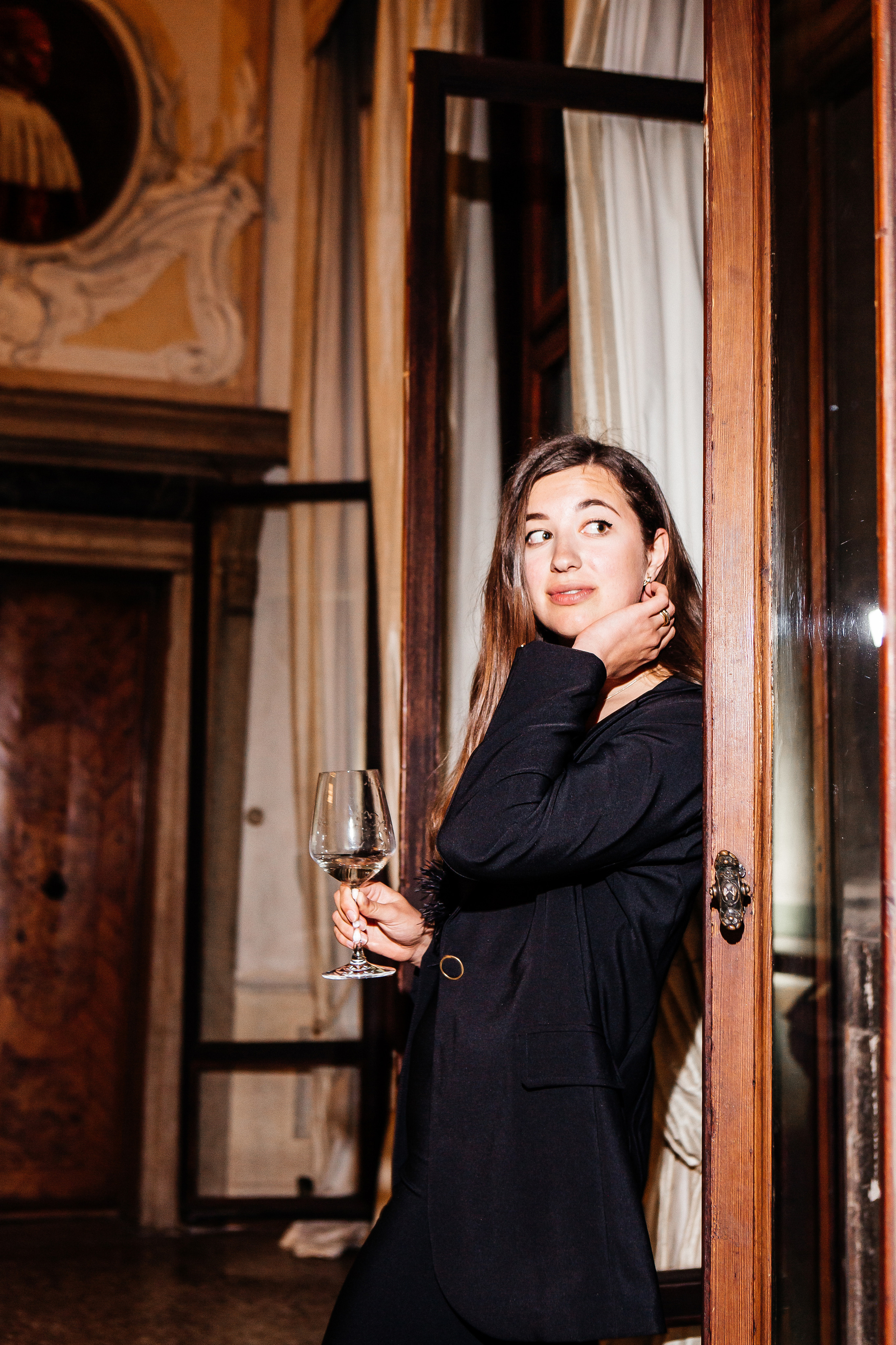 The wonderful party in the ancient palazzo of Venice