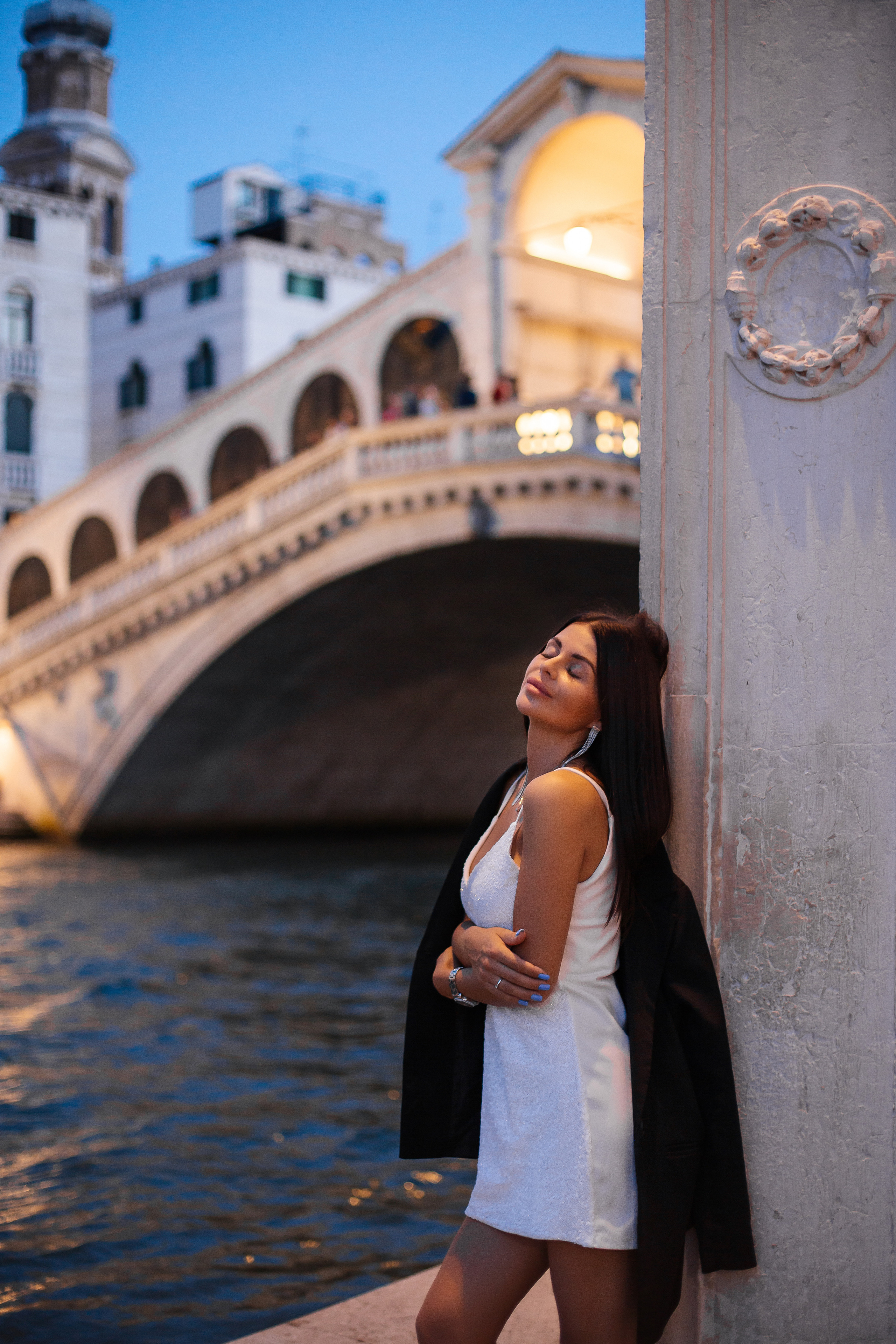 Portrait of Anzhelika at sunset