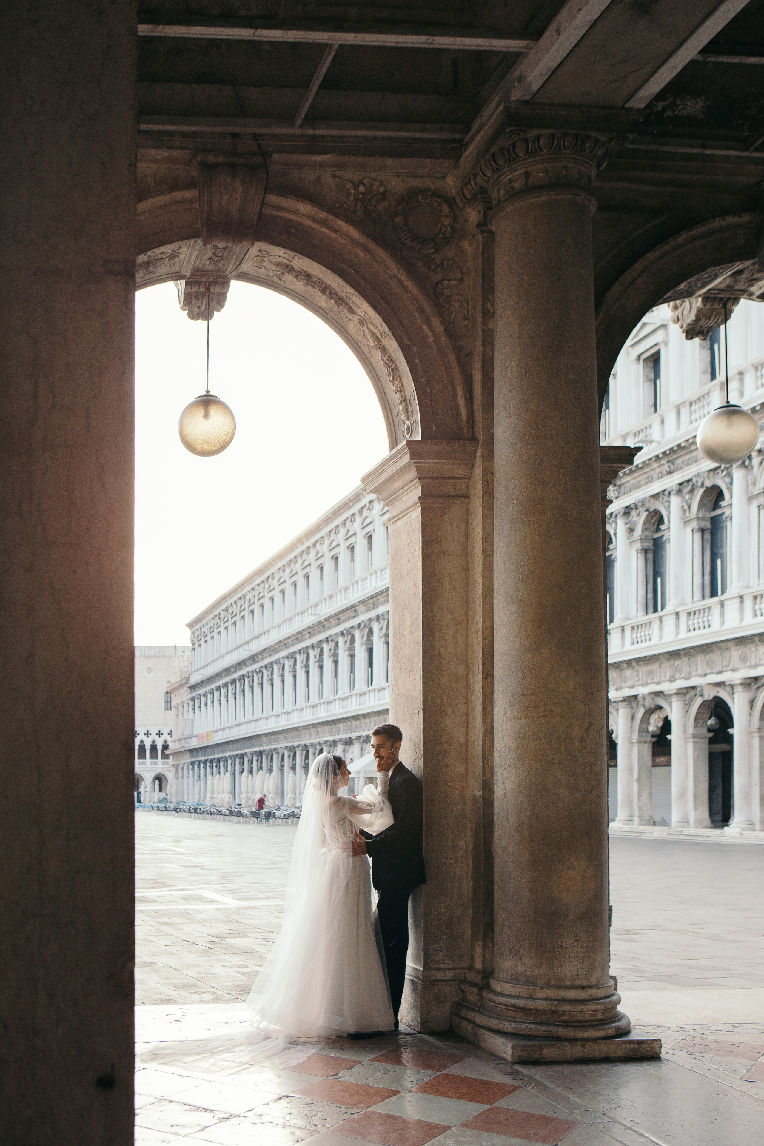 Colorful wedding on Burano