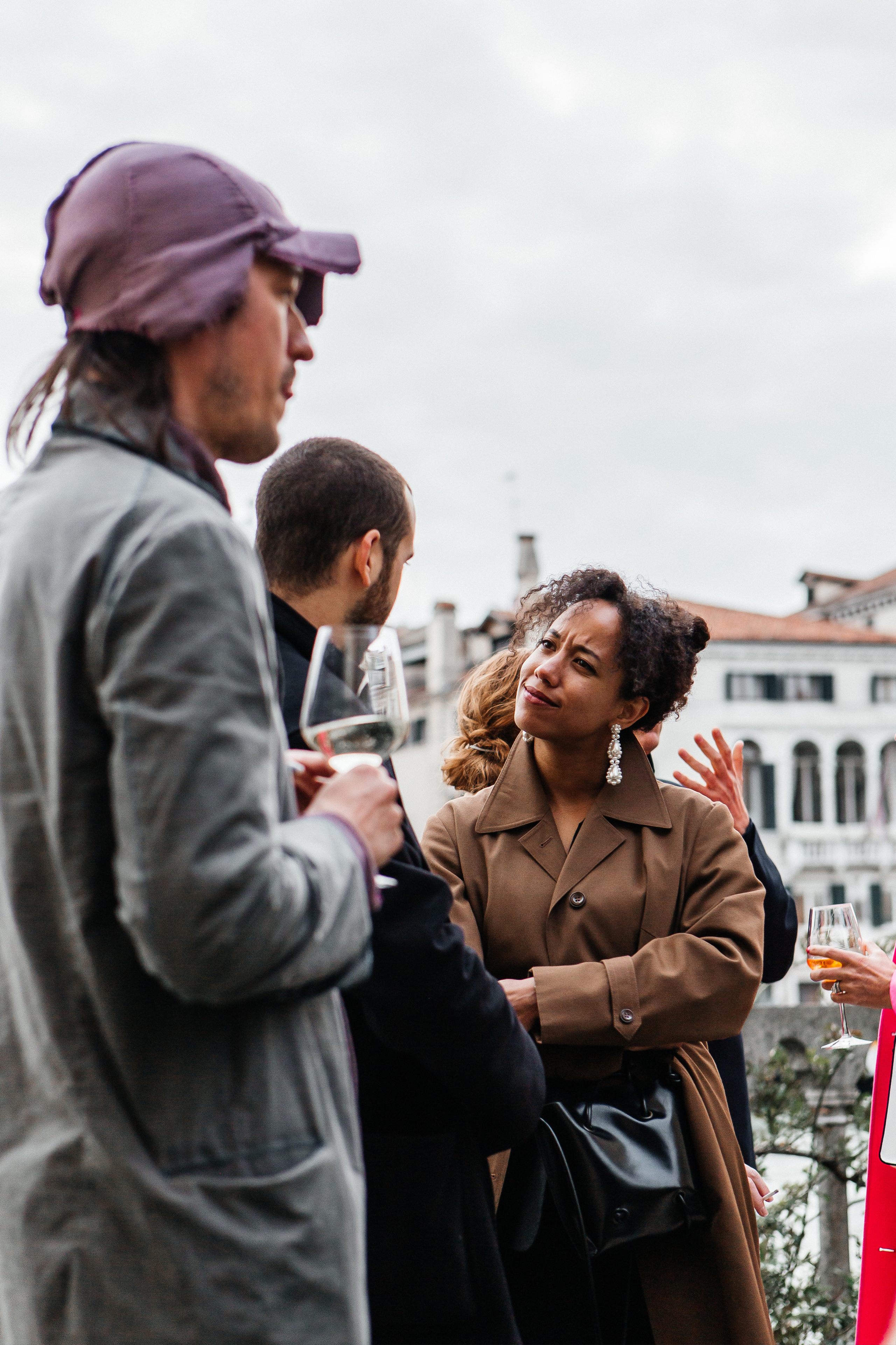 The wonderful party in the ancient palazzo of Venice