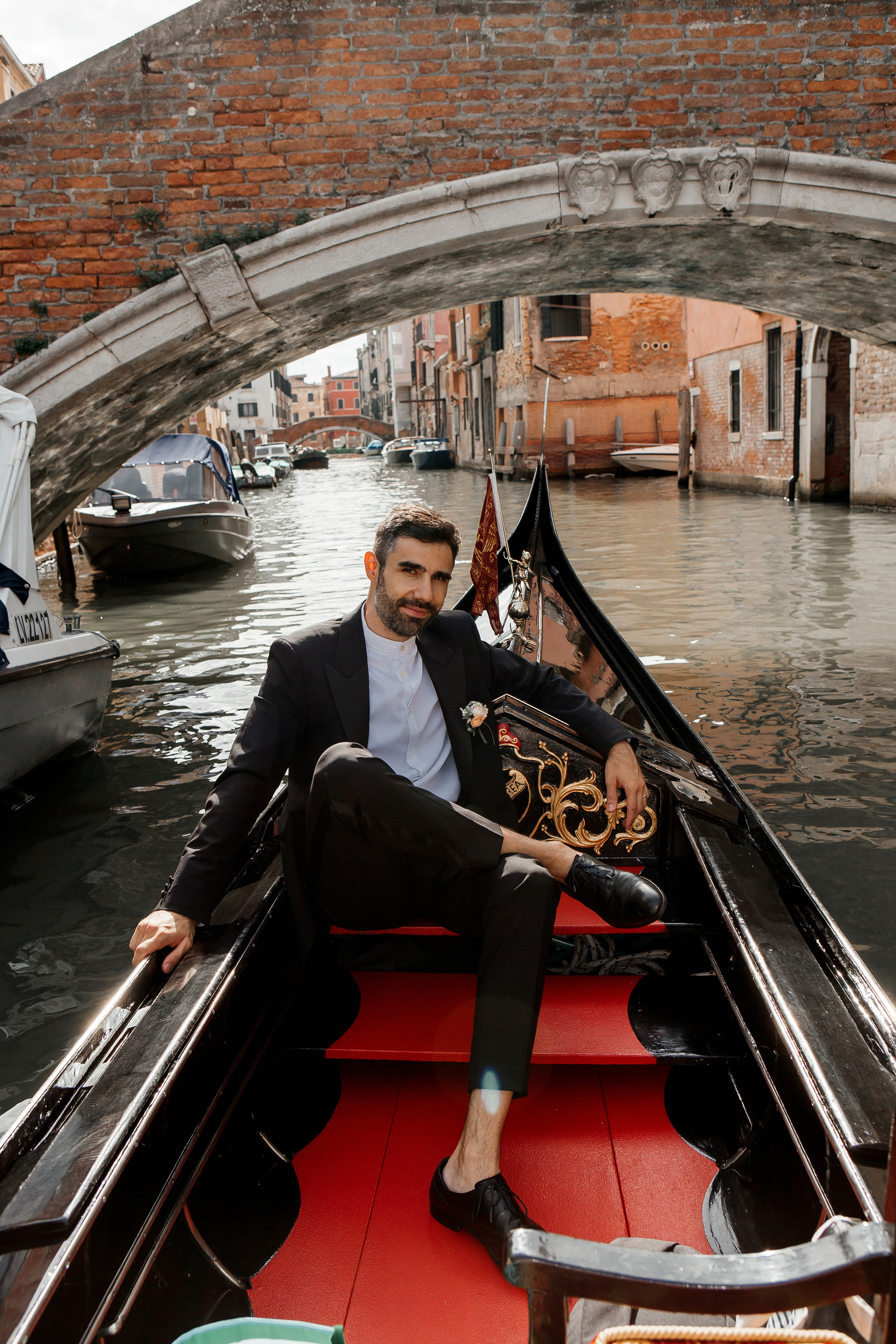 Colorful wedding on Burano