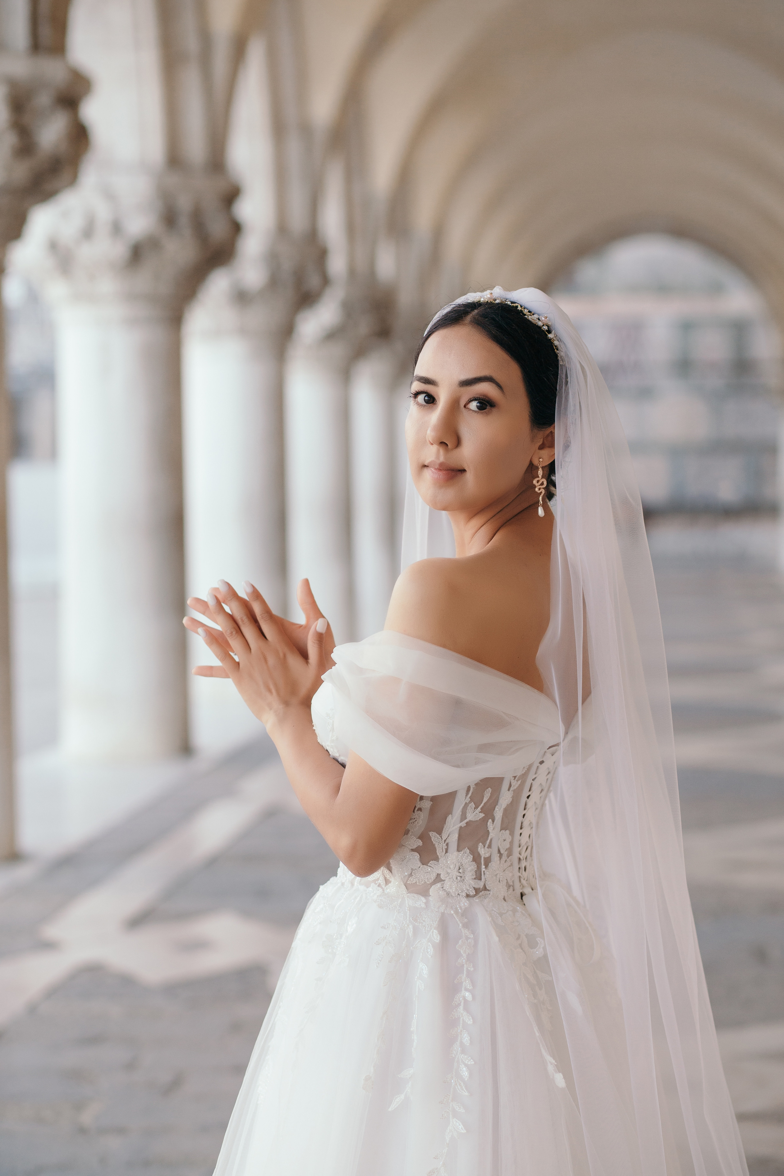 Colorful wedding on Burano