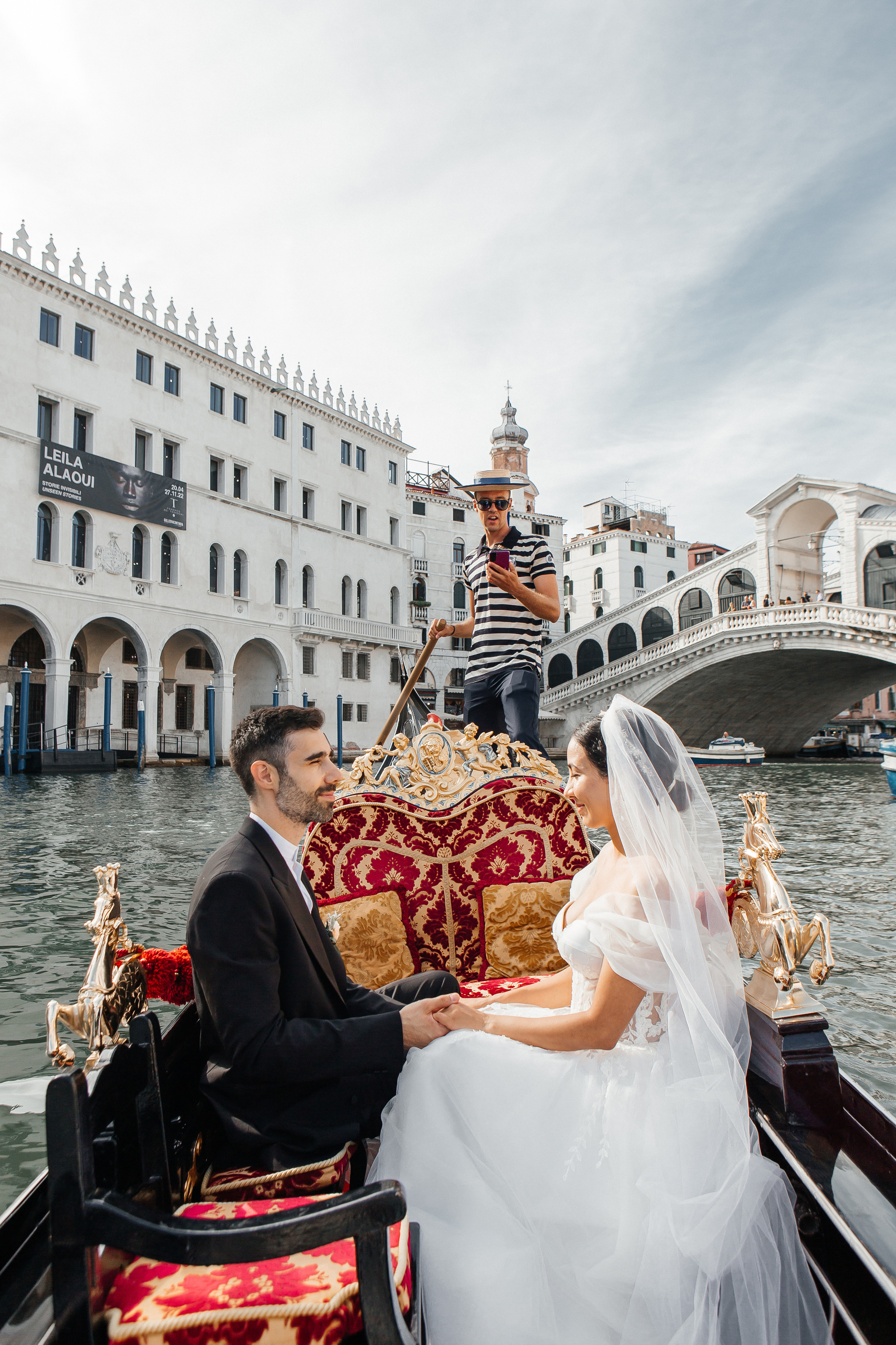 Colorful wedding on Burano