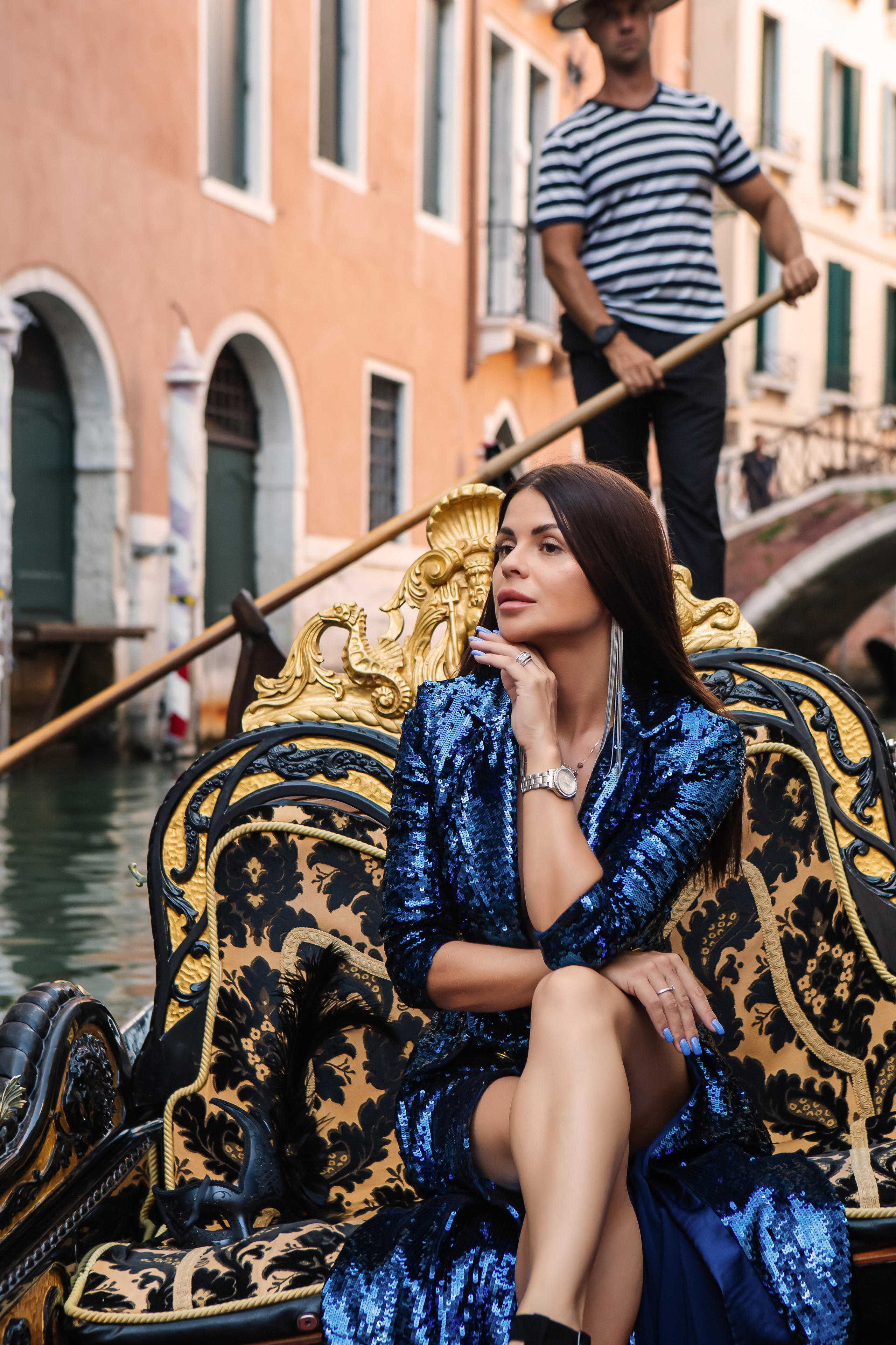 Portrait of Anzhelika at sunset