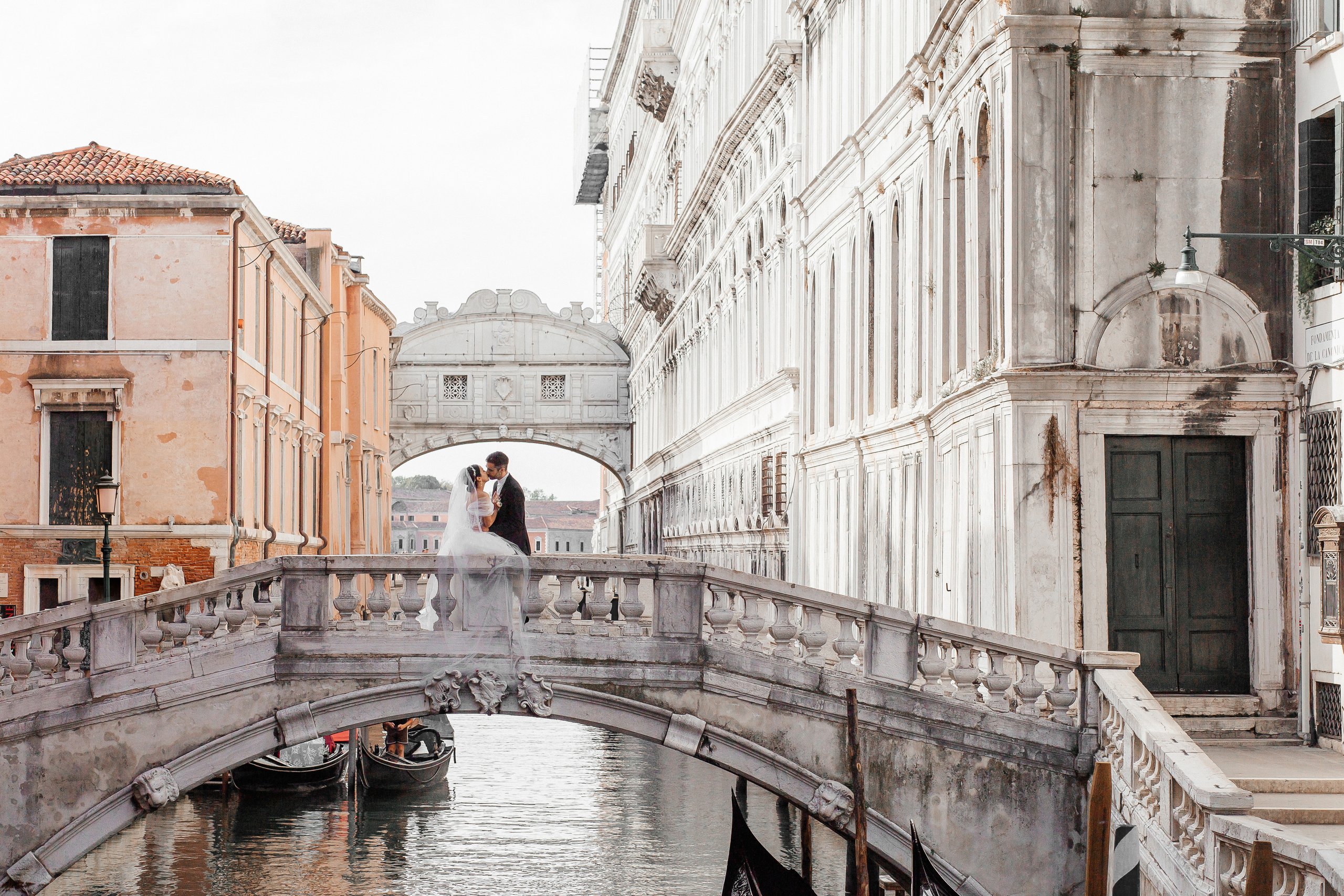 Colorful wedding on Burano