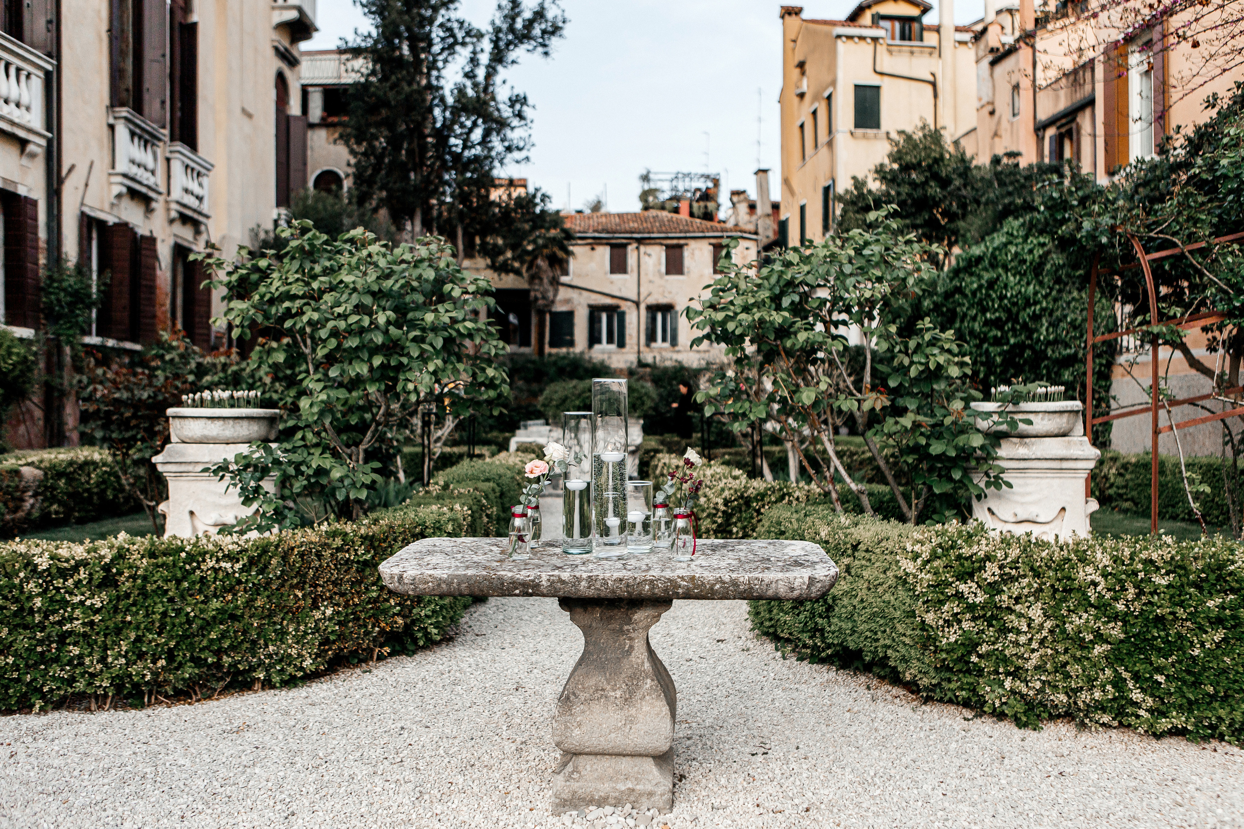The wonderful party in the ancient palazzo of Venice