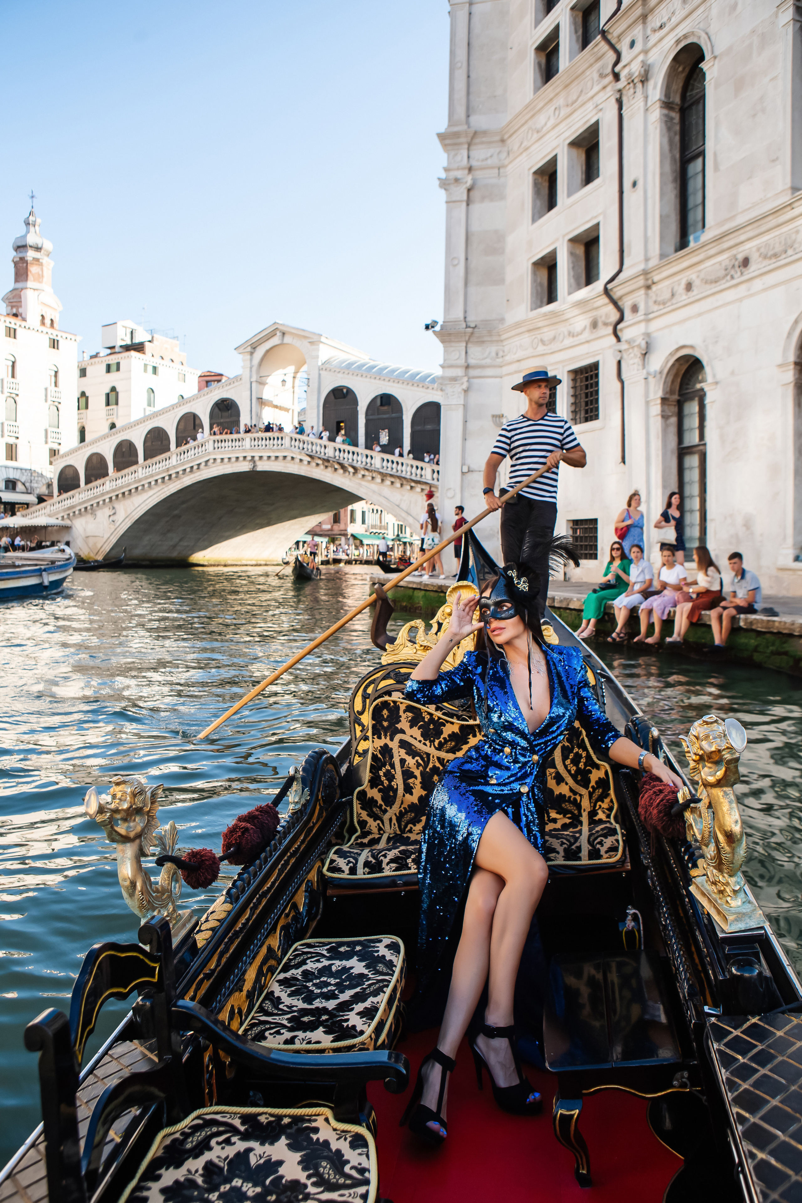 Portrait of Anzhelika at sunset