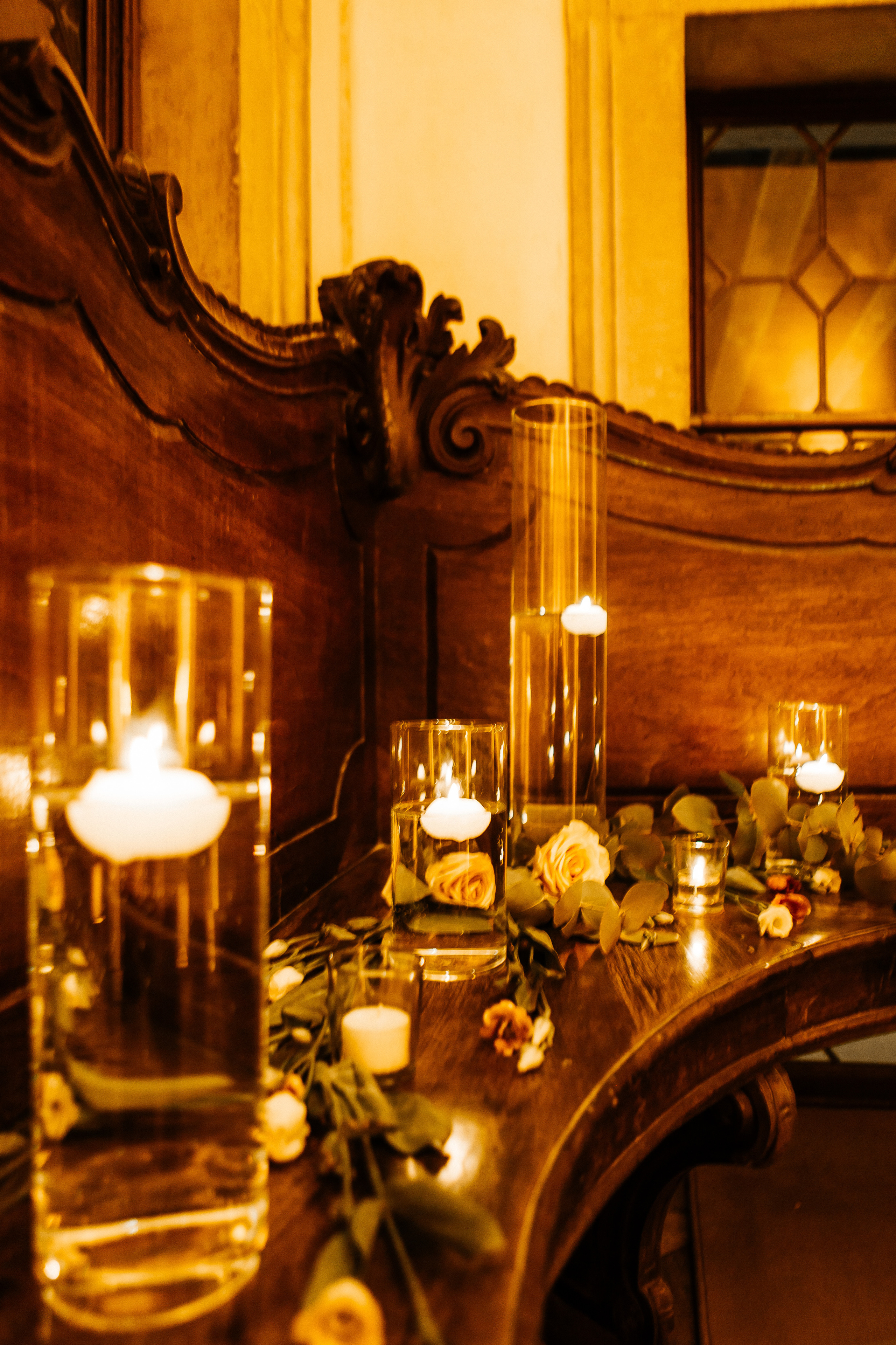 The wonderful party in the ancient palazzo of Venice