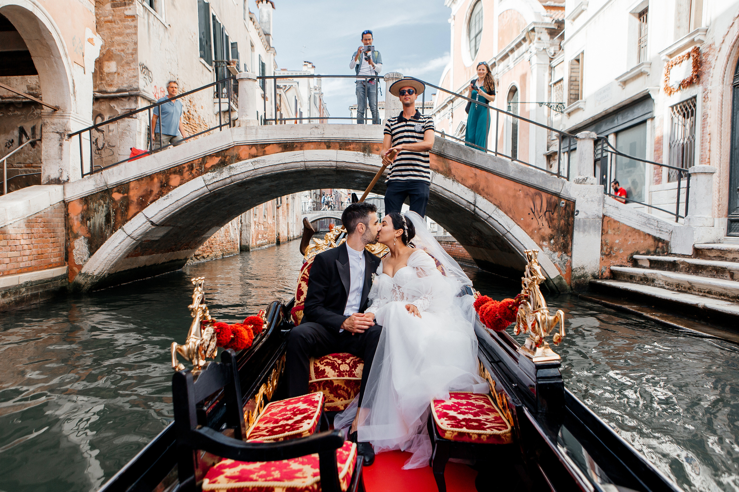 Colorful wedding on Burano