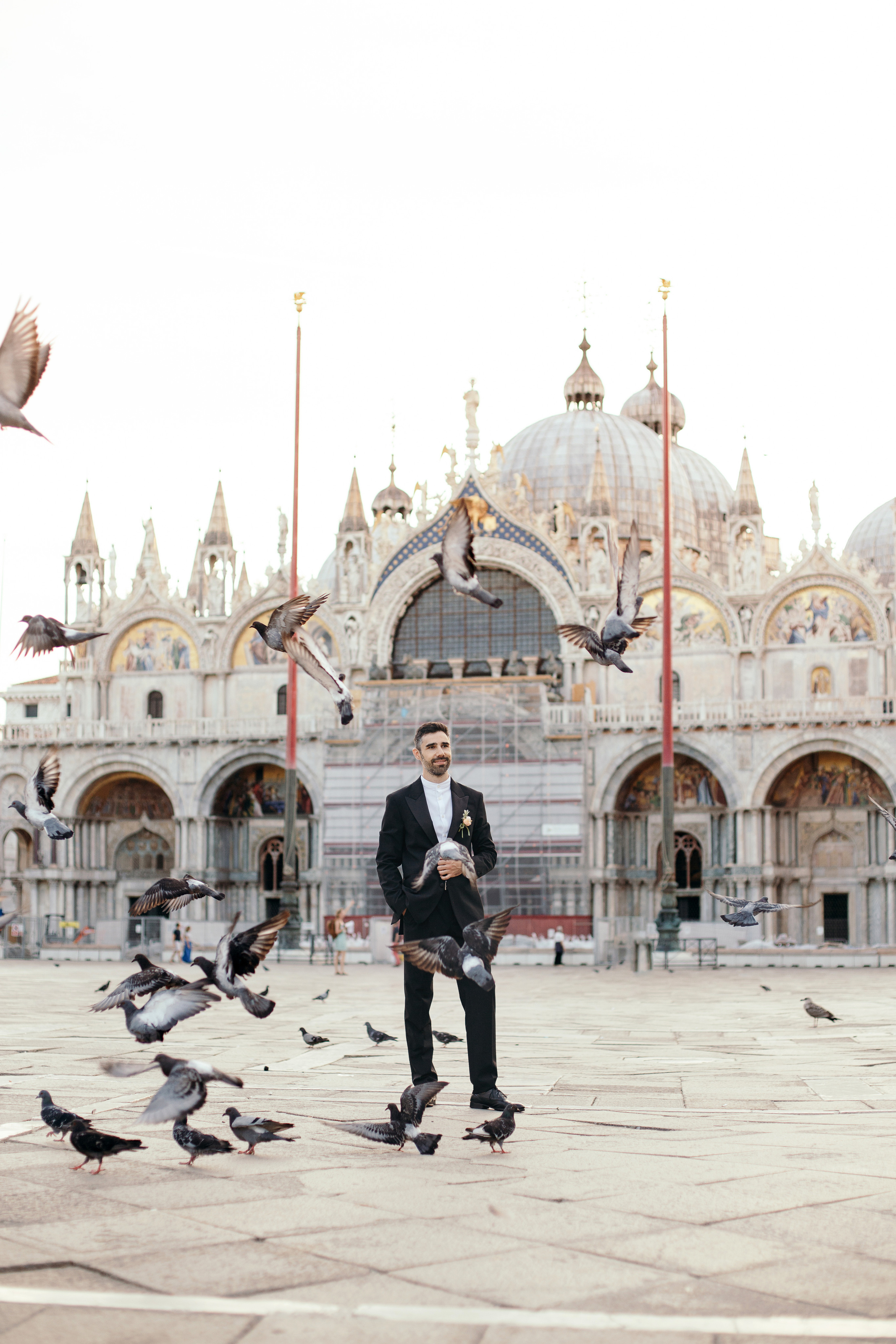 Colorful wedding on Burano