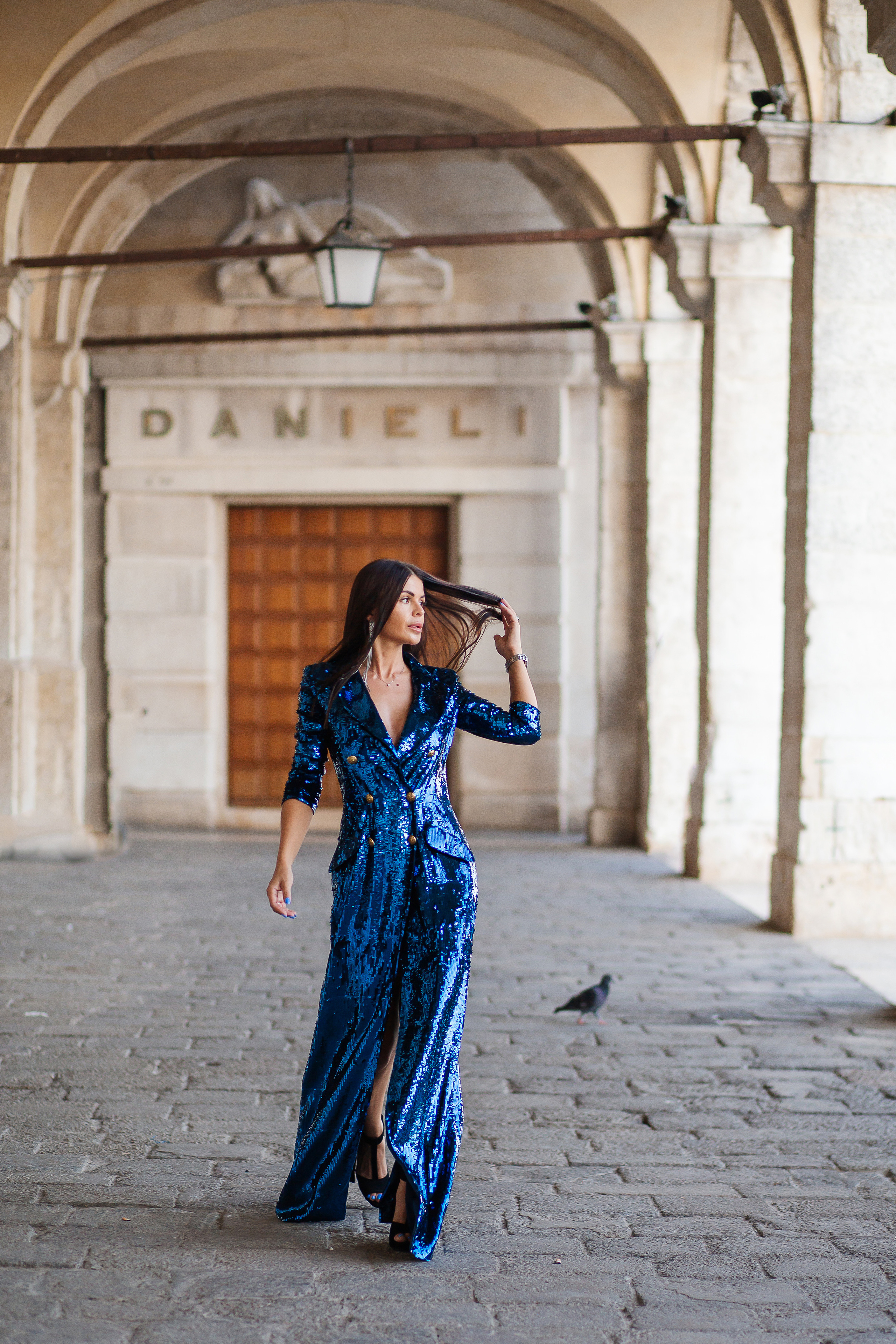 Portrait of Anzhelika at sunset