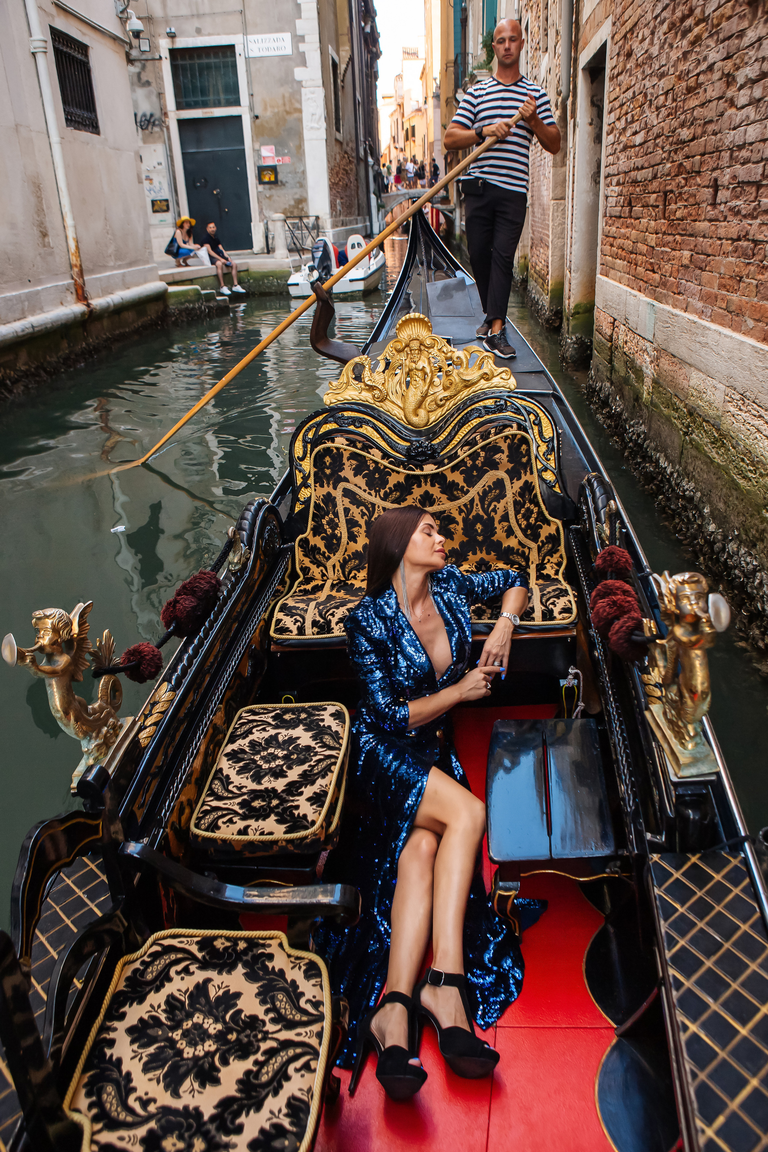 Portrait of Anzhelika at sunset