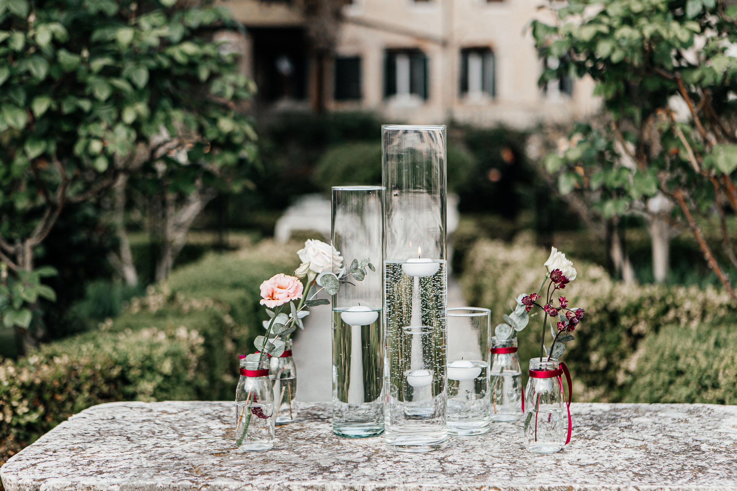 The wonderful party in the ancient palazzo of Venice