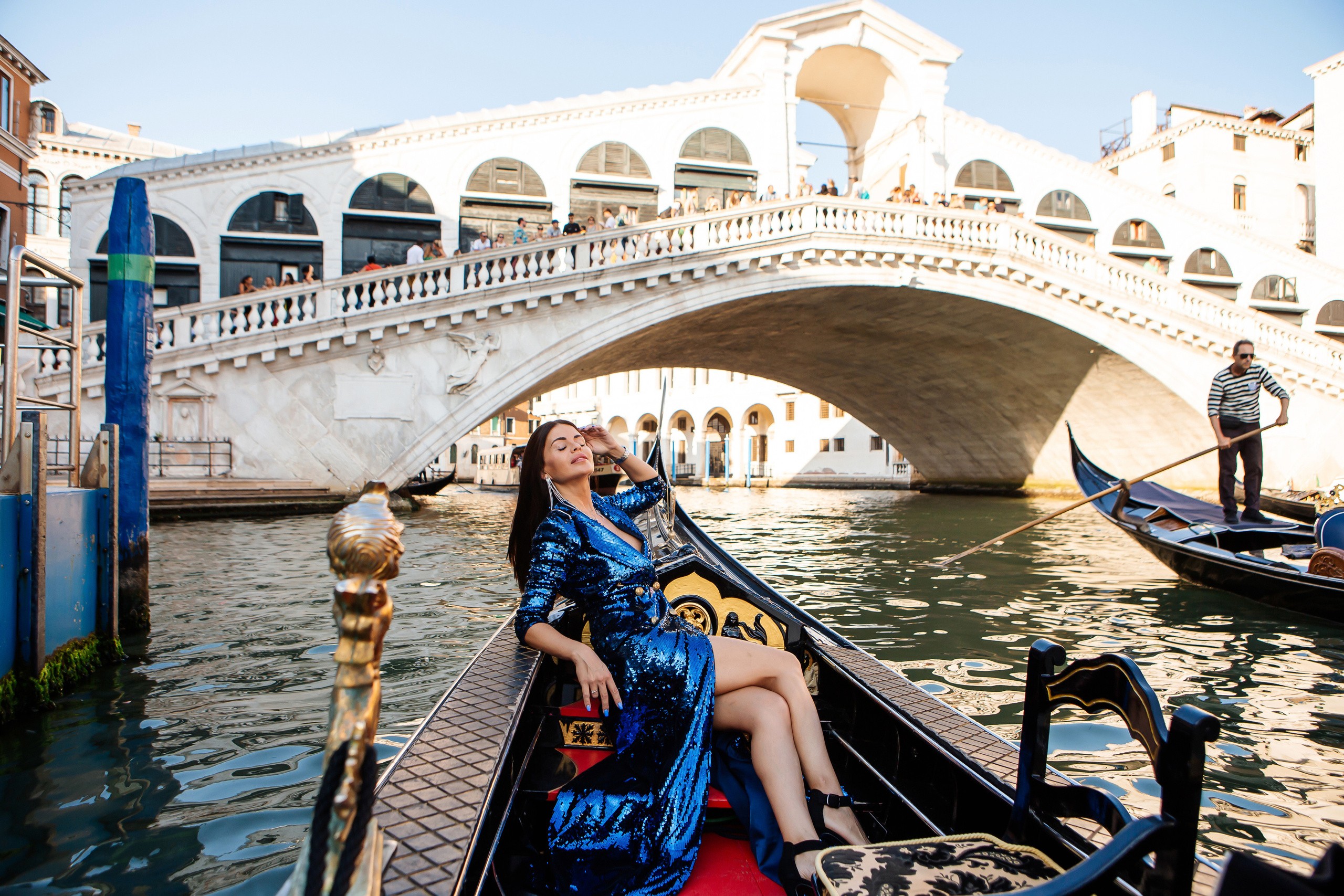 Portrait of Anzhelika at sunset