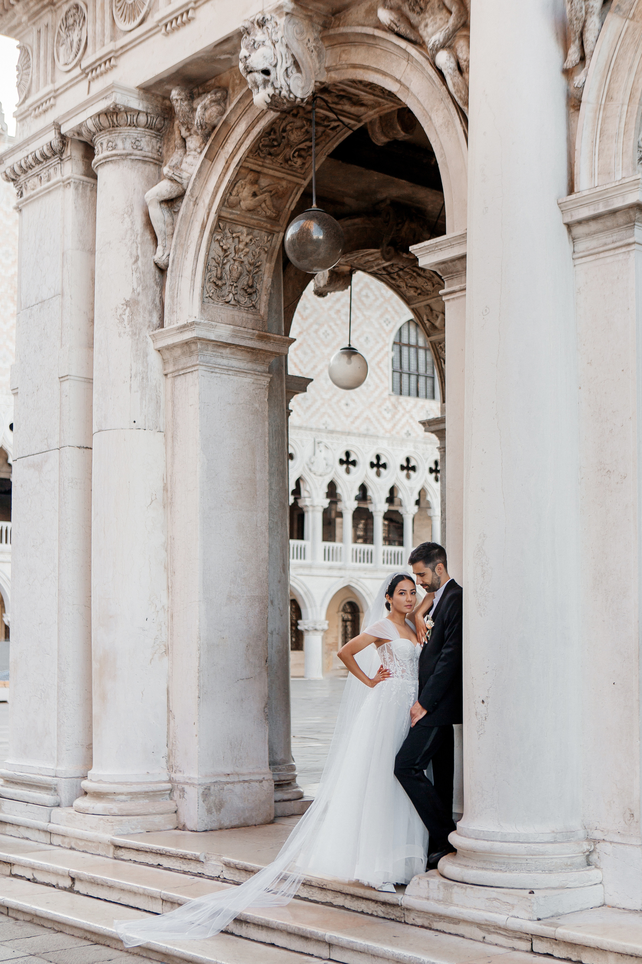 Colorful wedding on Burano