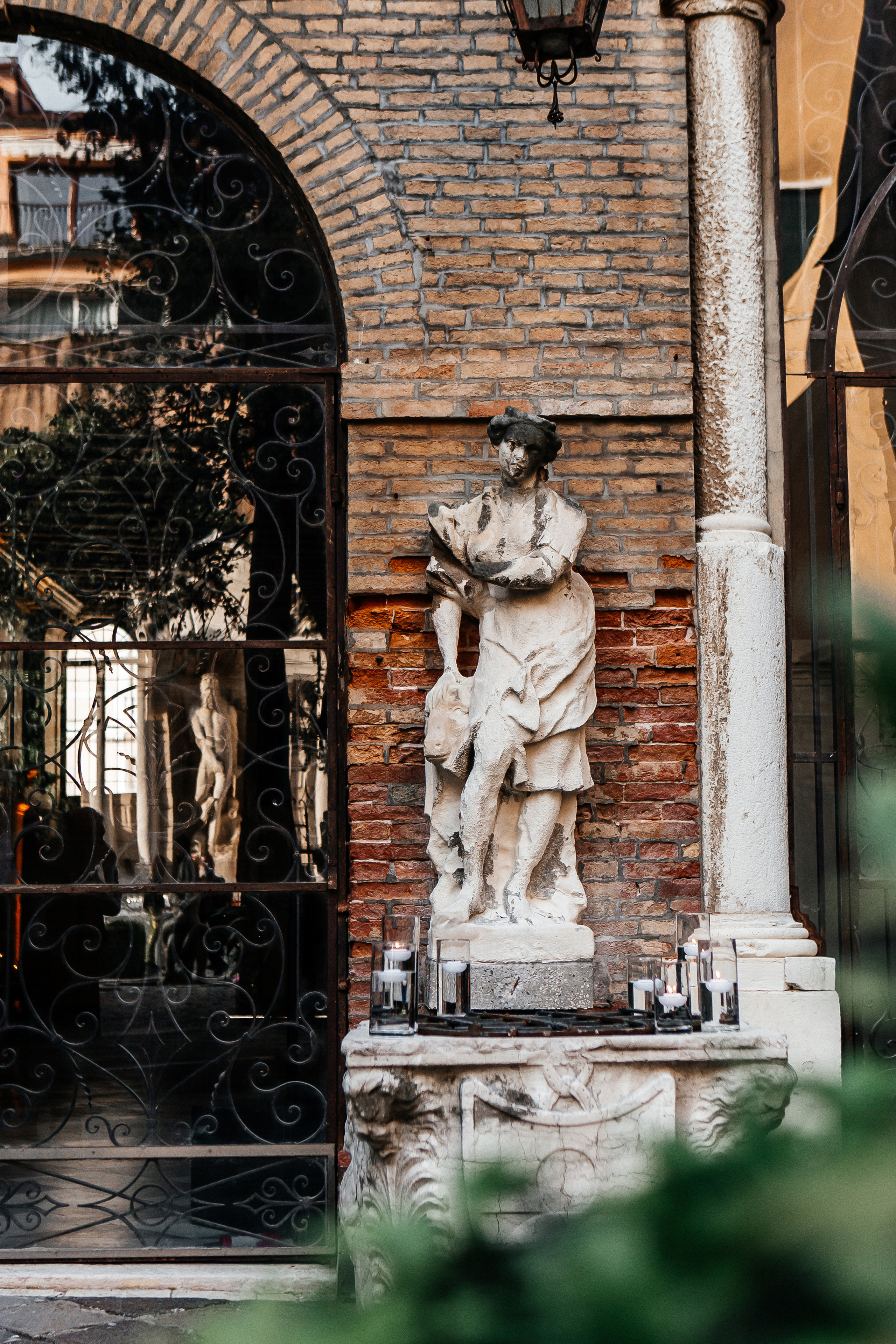 The wonderful party in the ancient palazzo of Venice