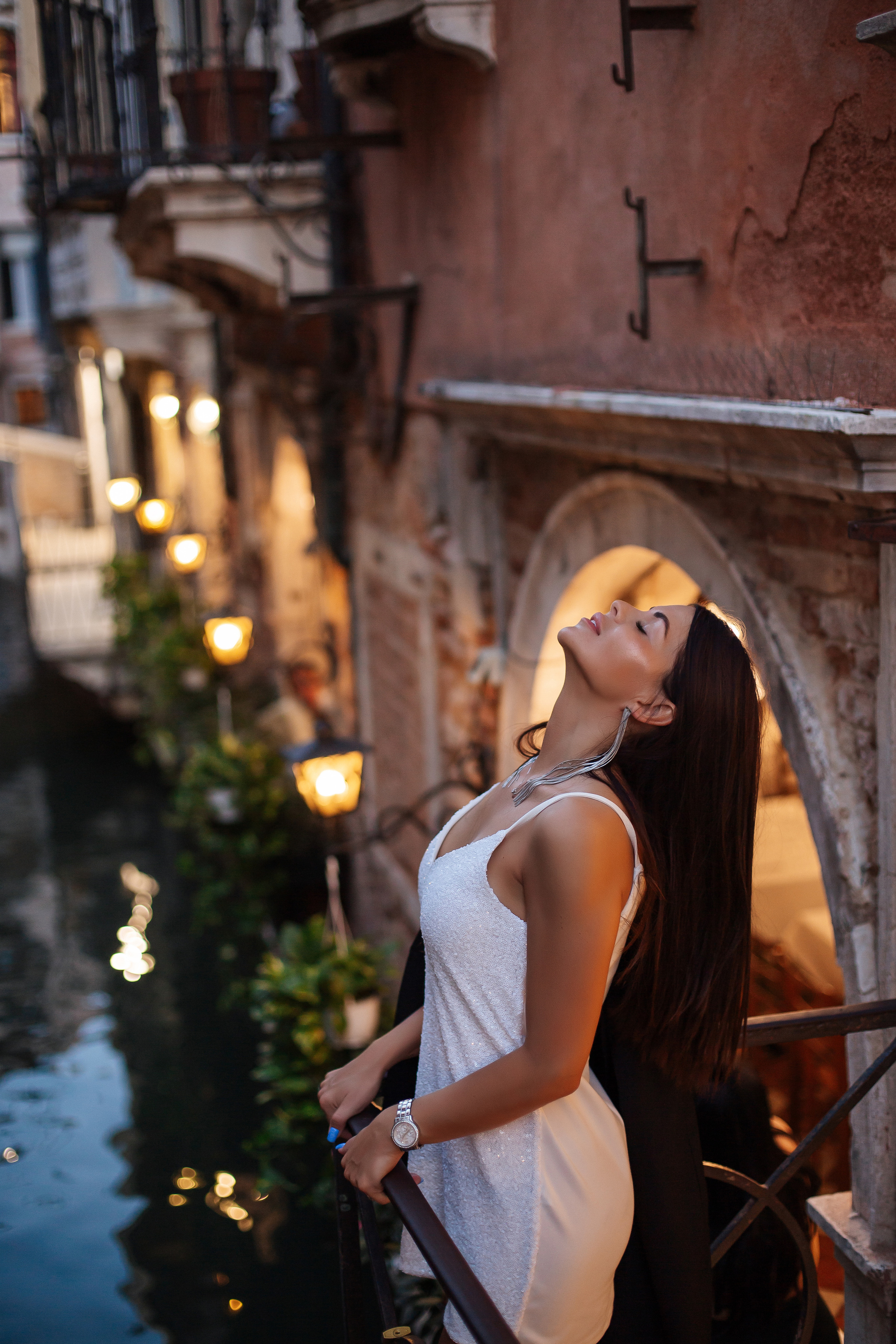 Portrait of Anzhelika at sunset