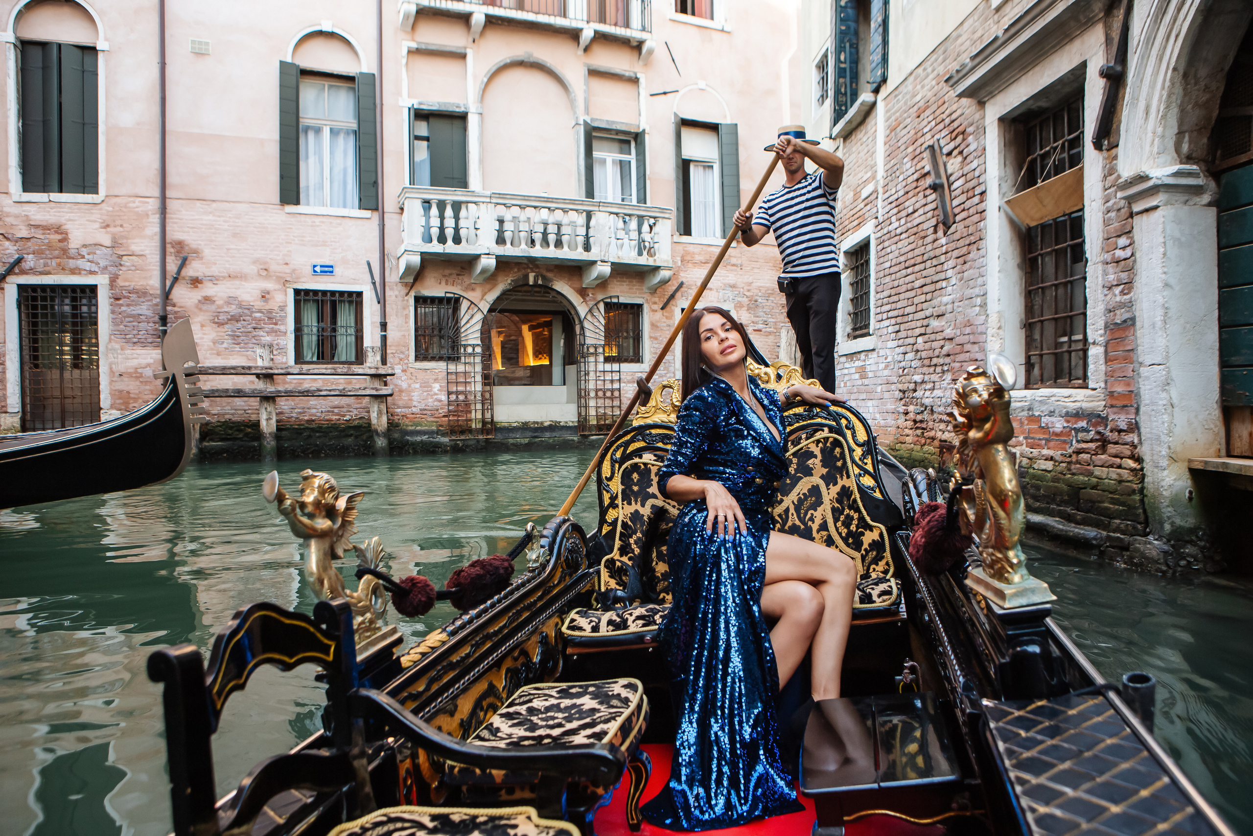 Portrait of Anzhelika at sunset