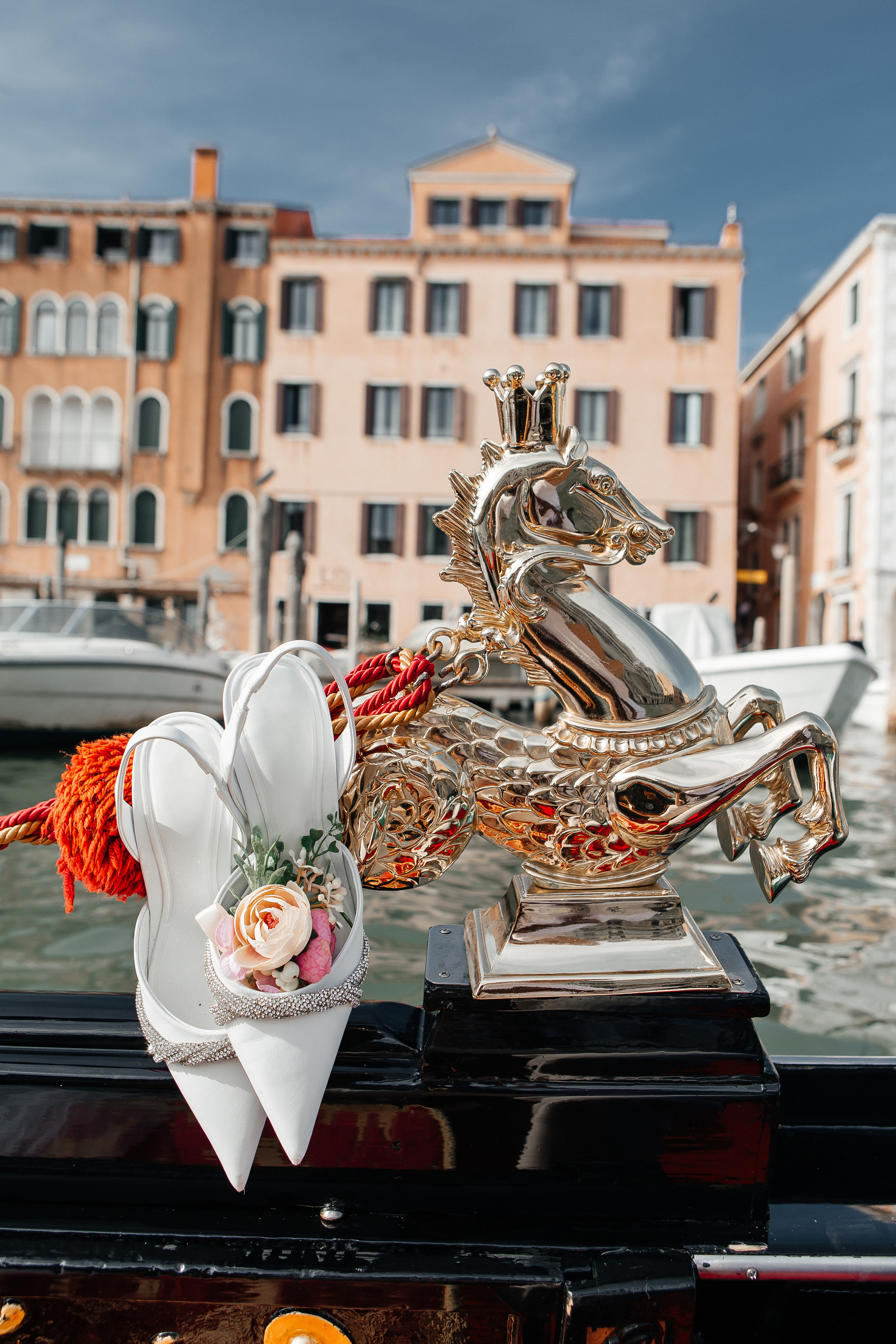 Colorful wedding on Burano