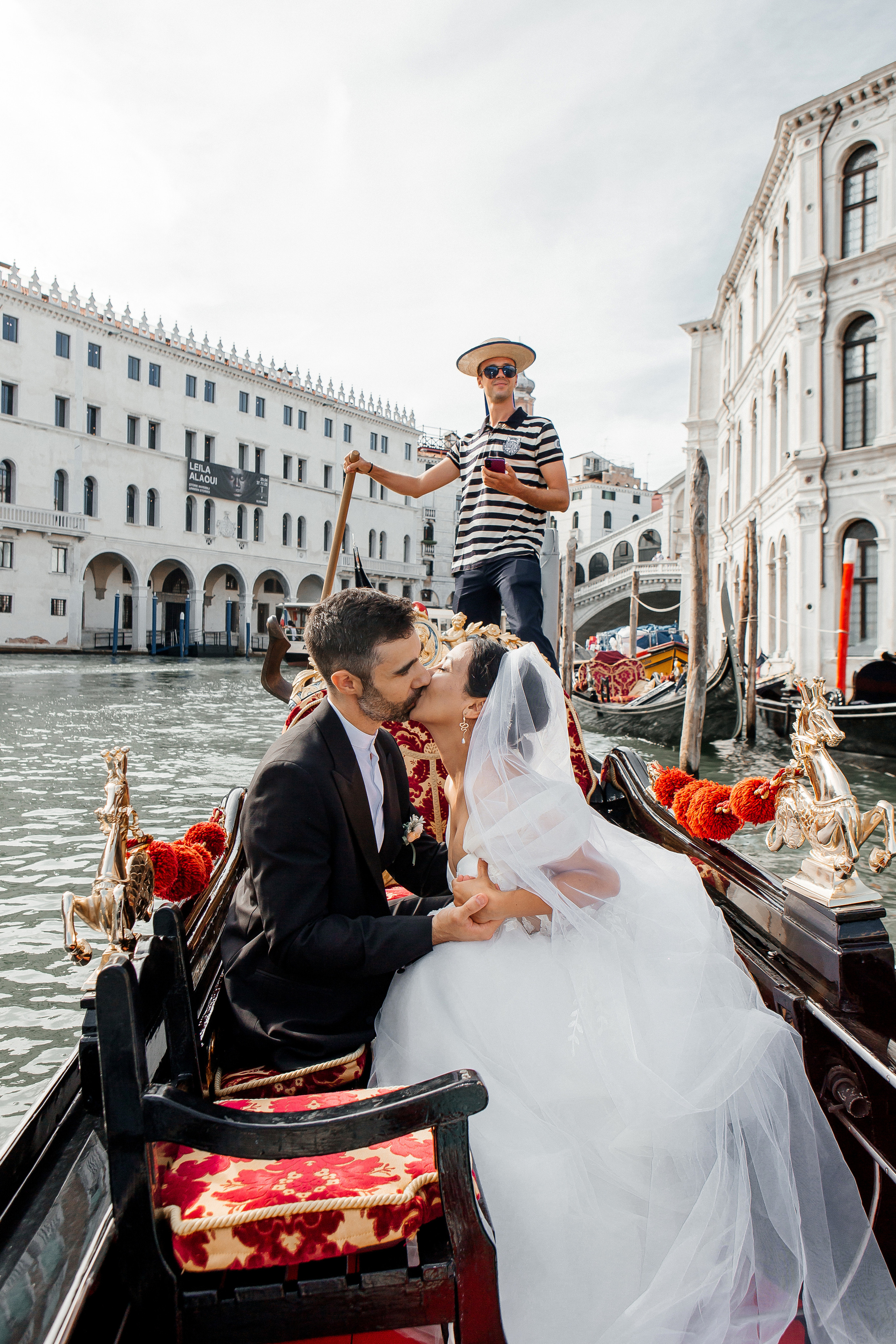 Colorful wedding on Burano