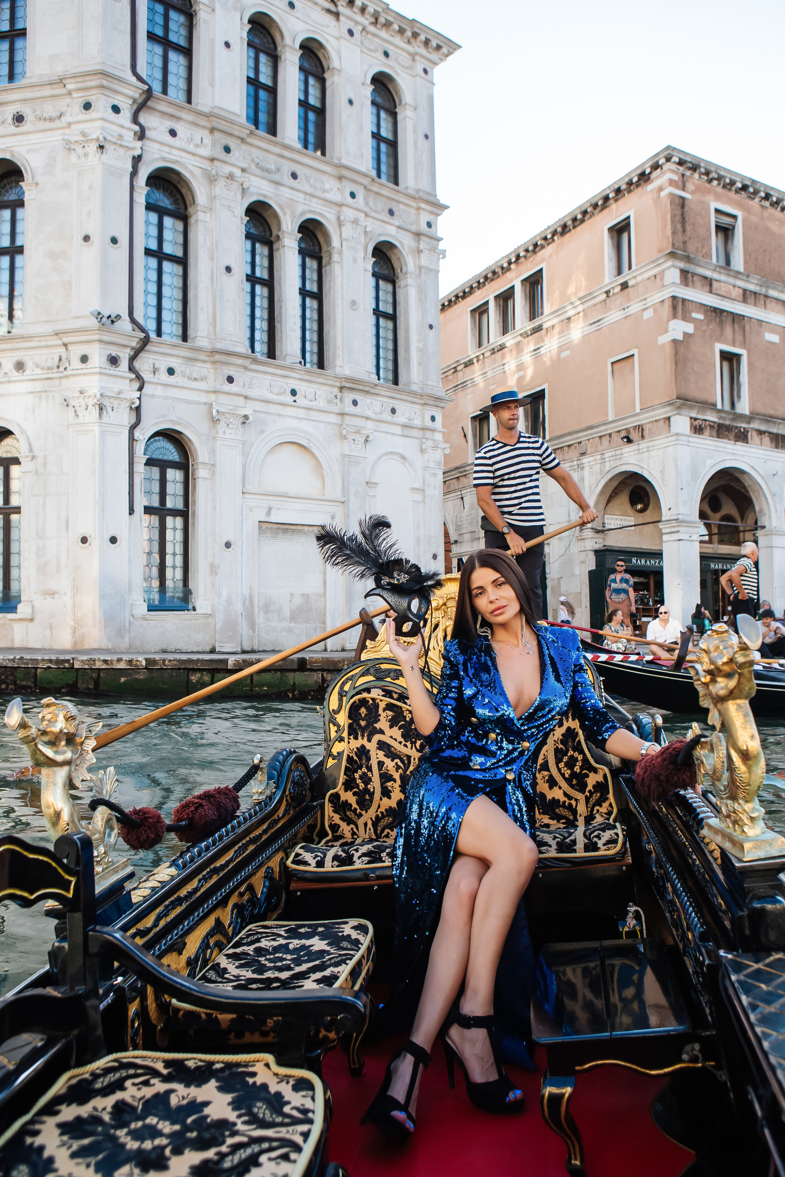 Portrait of Anzhelika at sunset