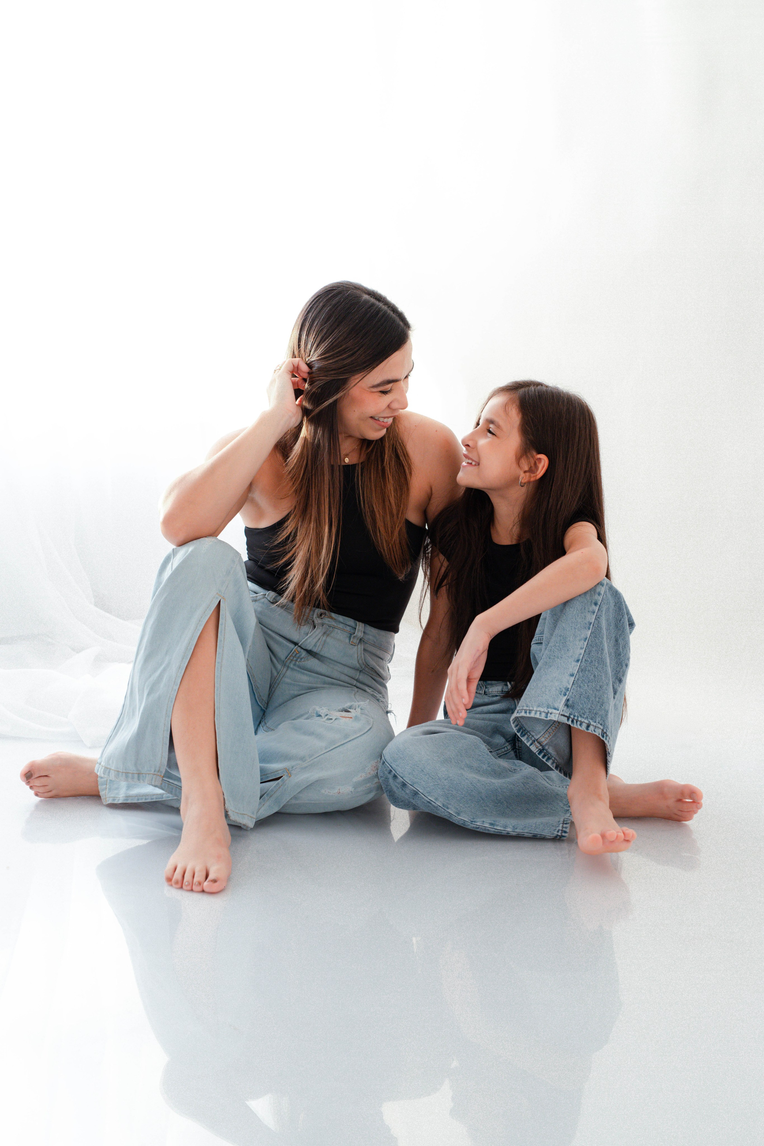 Mamá e hija. Rose Miranda - Fotógrafa de niños y familias en Barranquilla