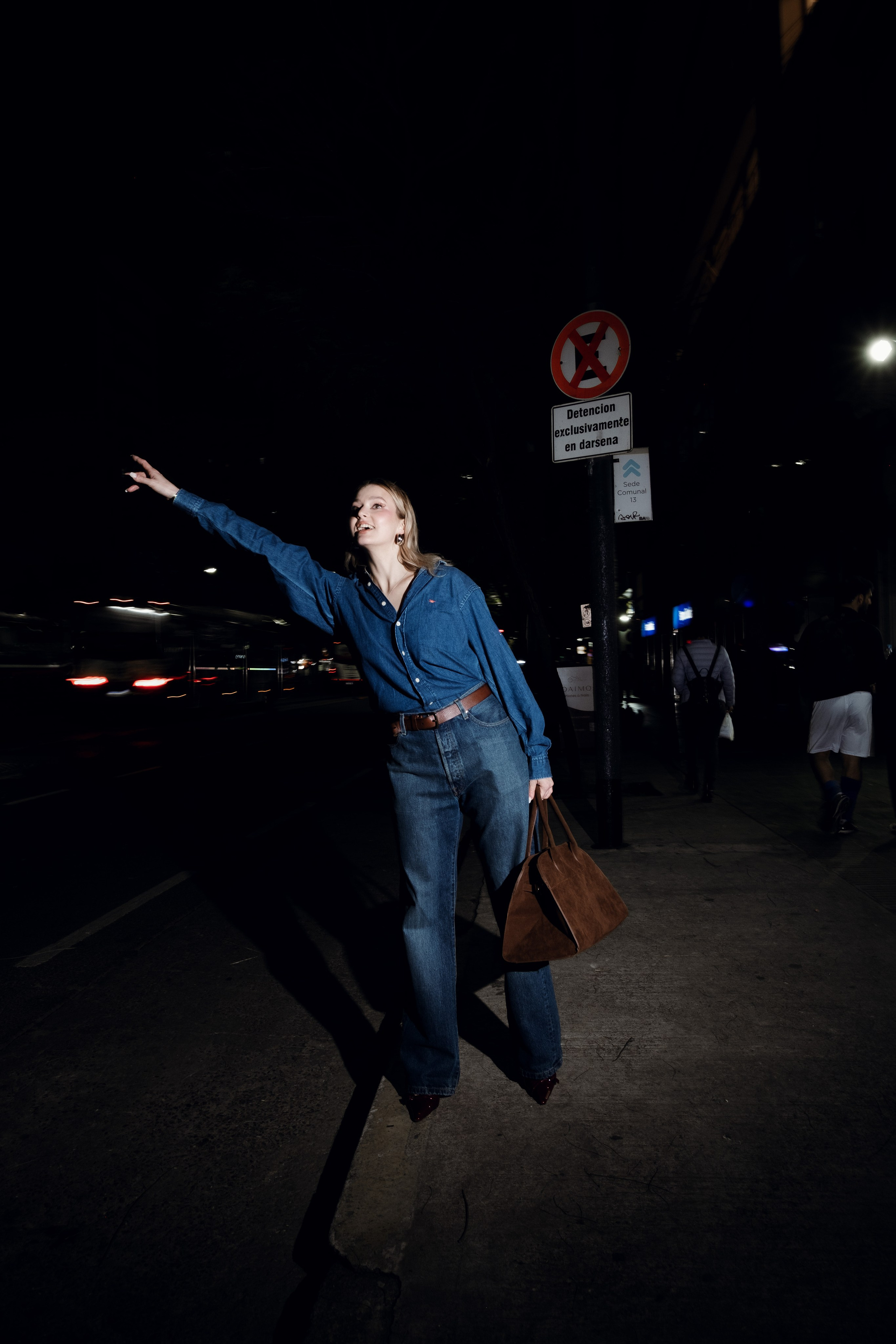 Denim night. Photographer Olga Tsoi
