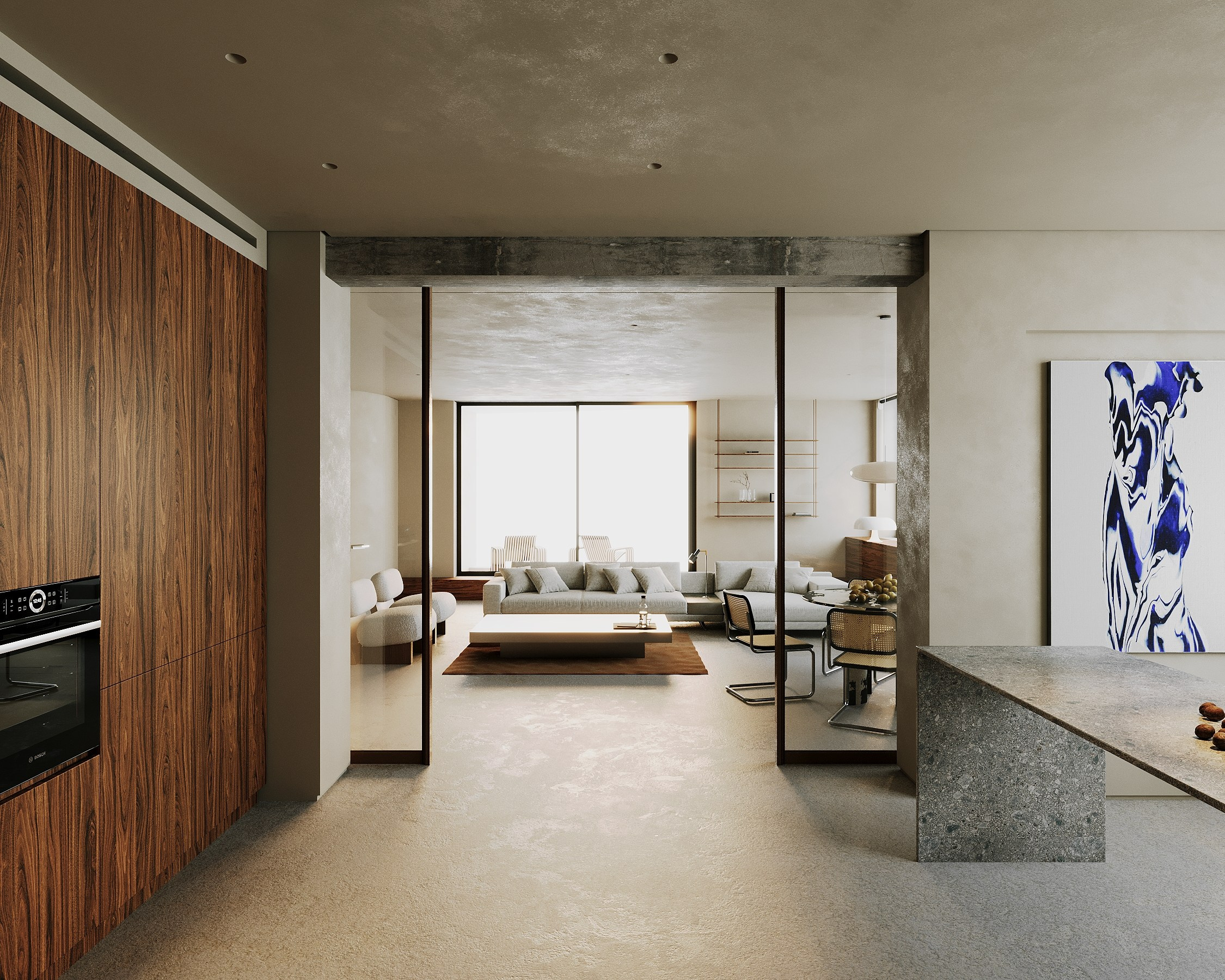 Flat80m2: concept by reference. LOLEYLO.INTERIORS
