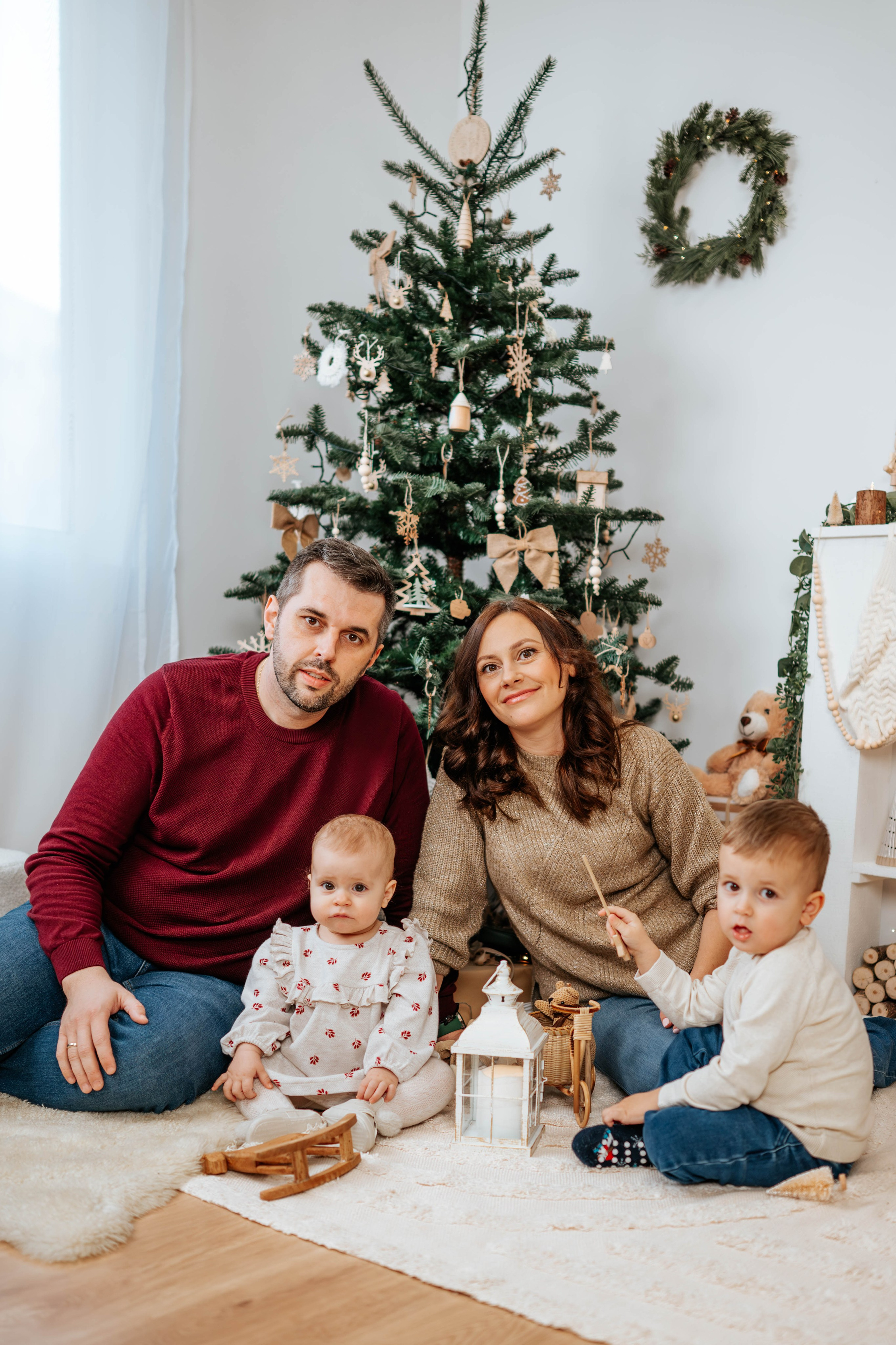 Miloševići - novogodišnje fotografisanje. Dečiji i porodični fotograf