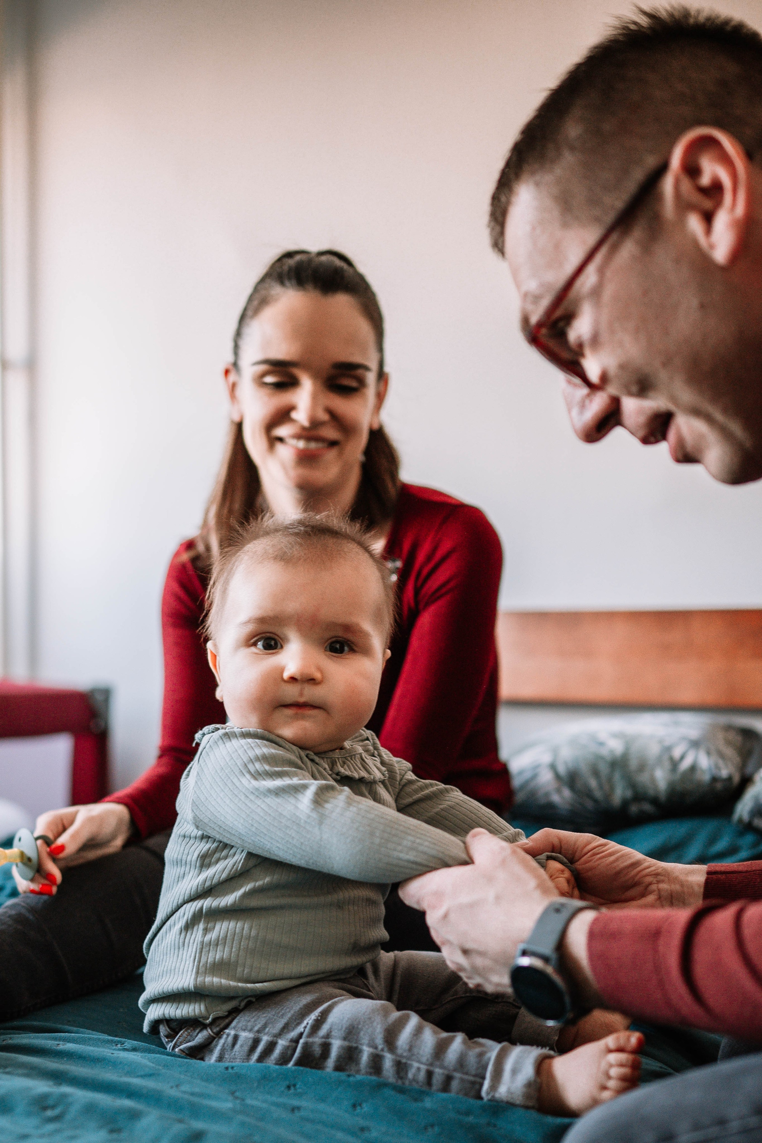 Lana - fotografisanje bebe kod kuće. Dečiji i porodični fotograf