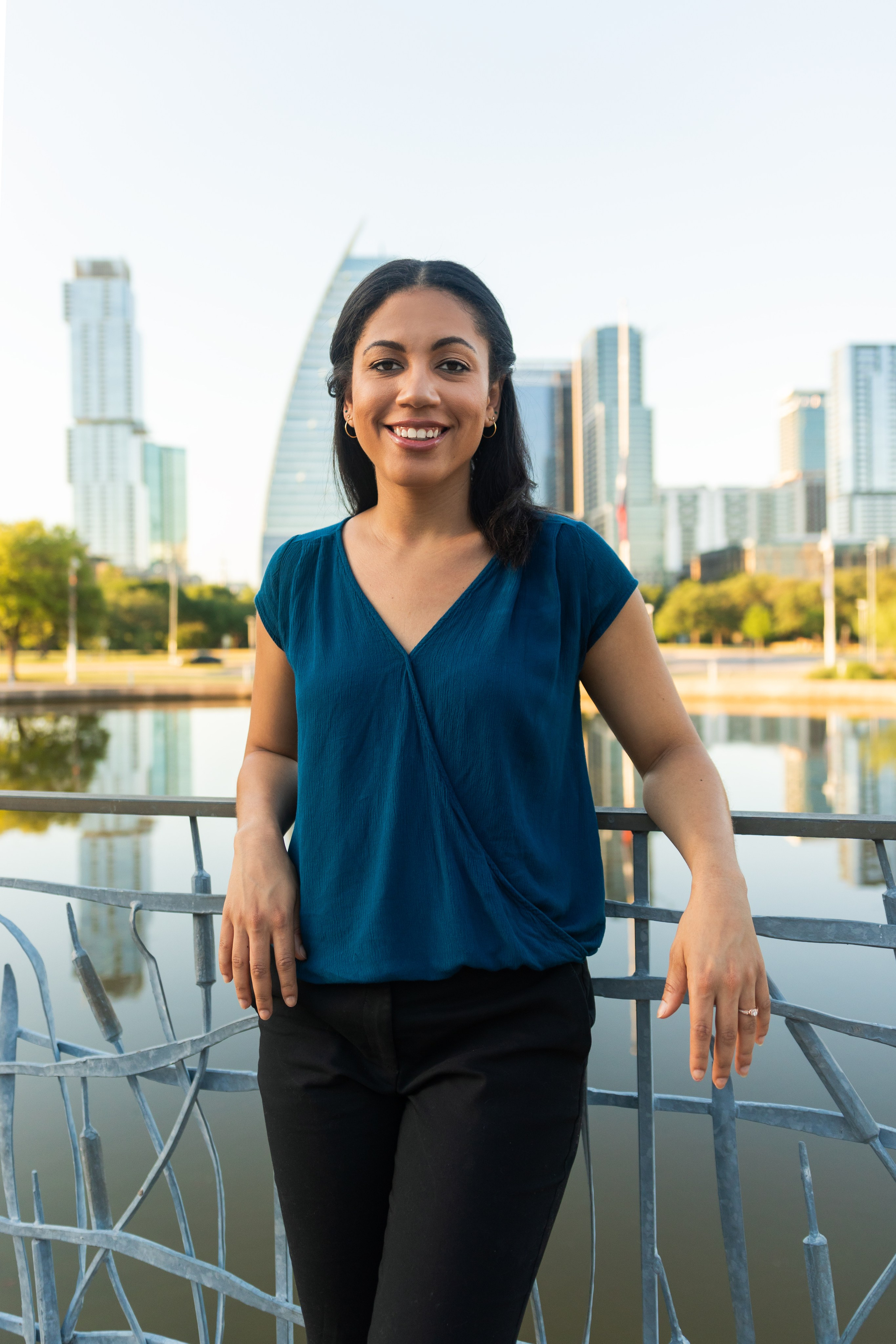 Sarah at the Long Center Convention Center in Austin
