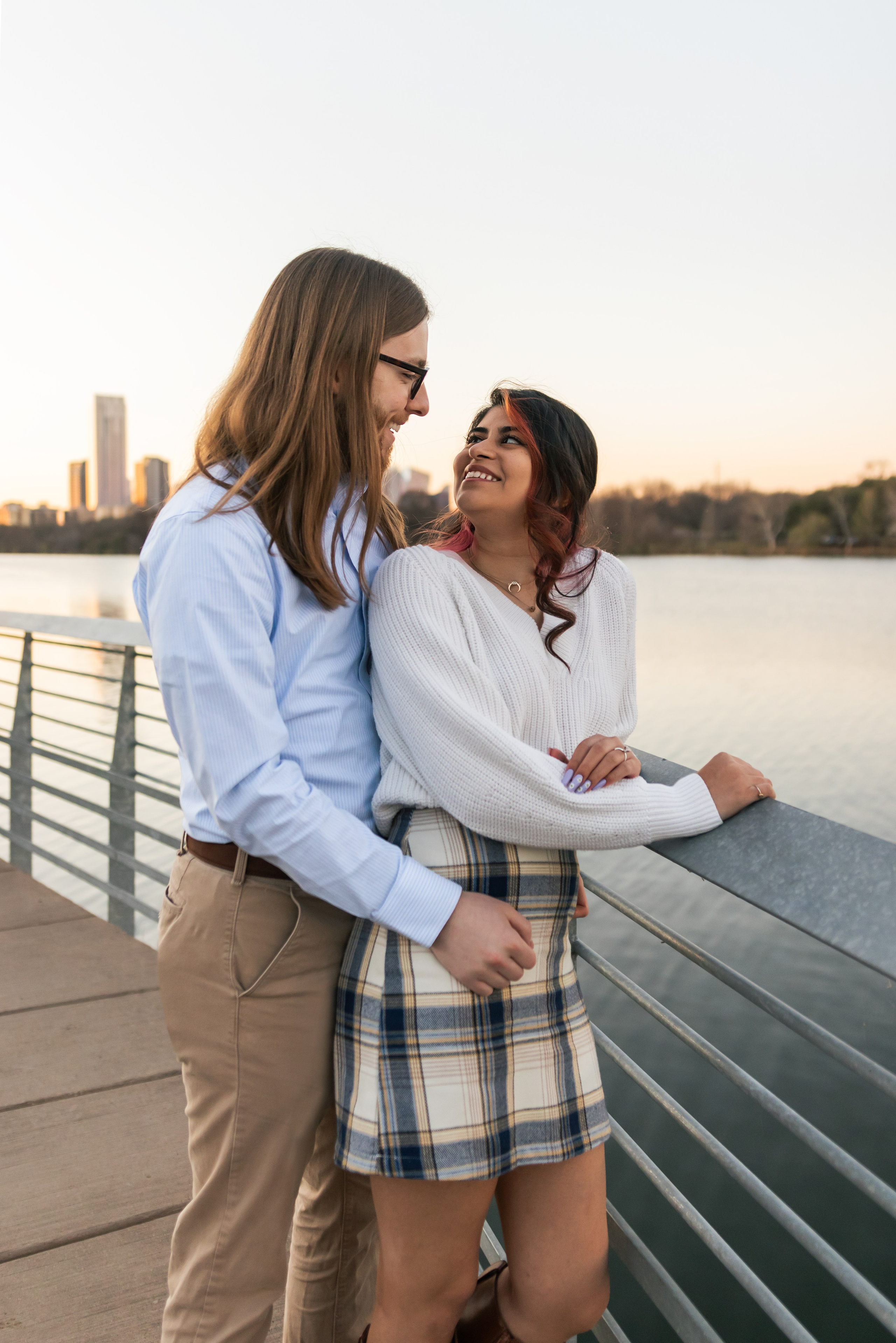 Riley and Maria’s engagement photoshoot at Red Bud Isle