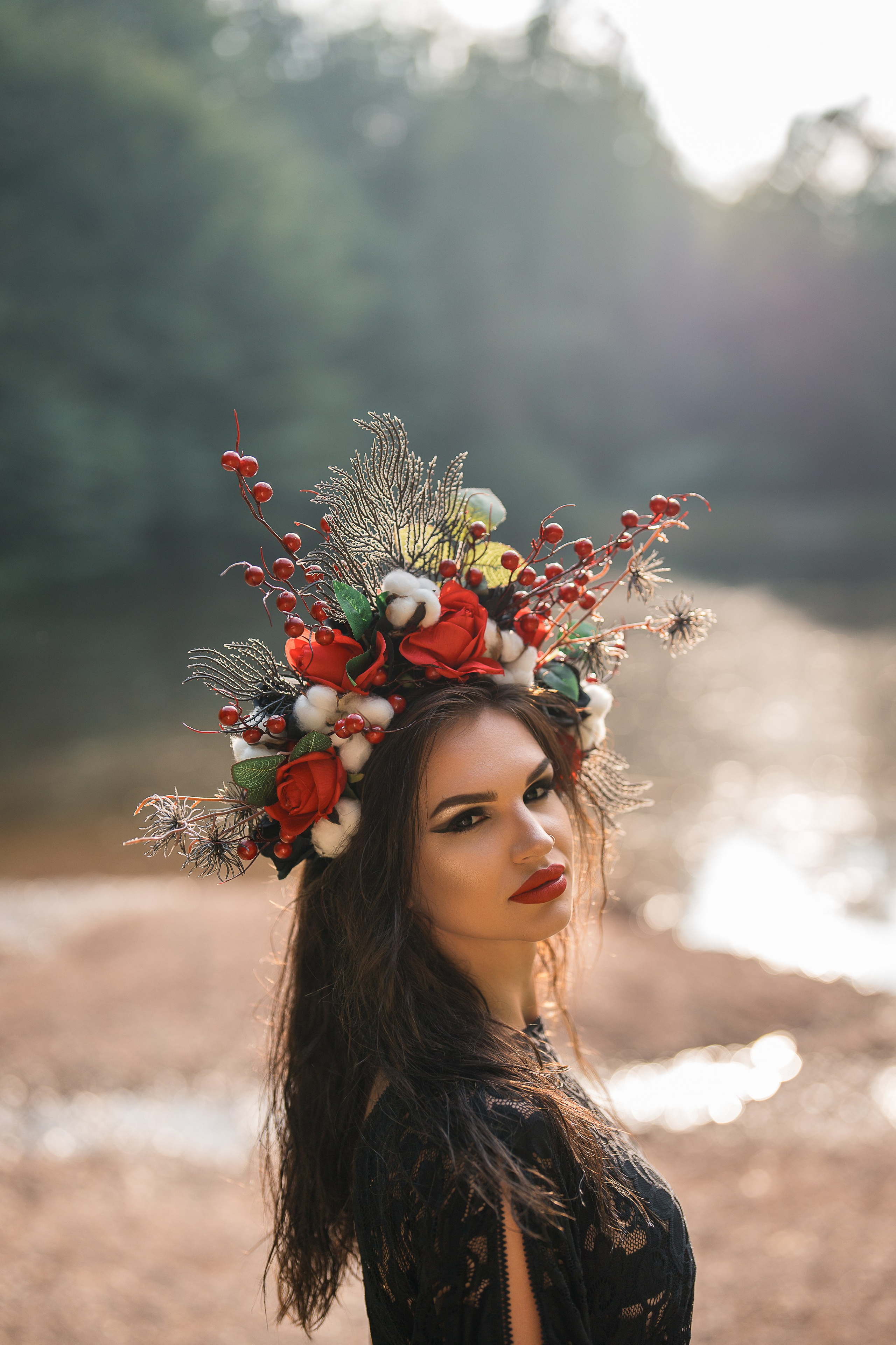 Witch at the lake. Familien, Lifestyle und Portrait Fotografin in Trier, Luxembourg