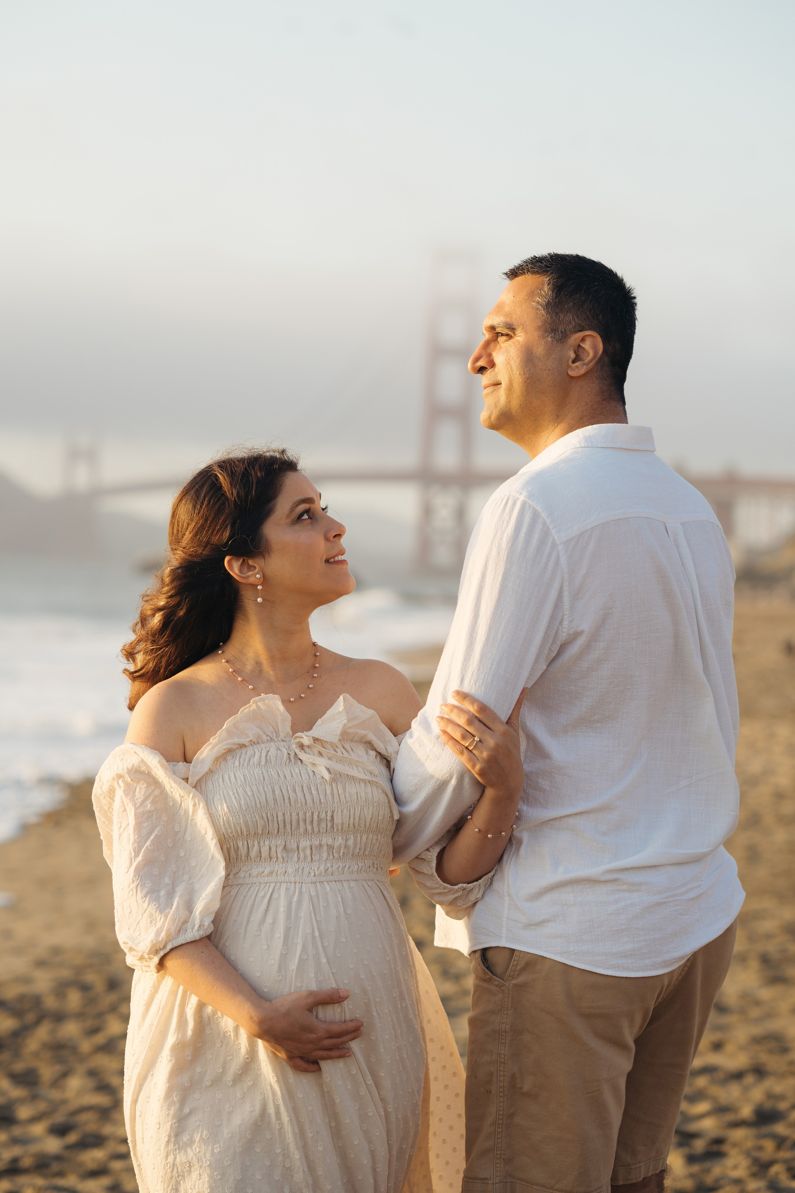 Niloo Maternity Session at Baker Beach. Soulo Photography | San Francisco Bay Area Based Photographer