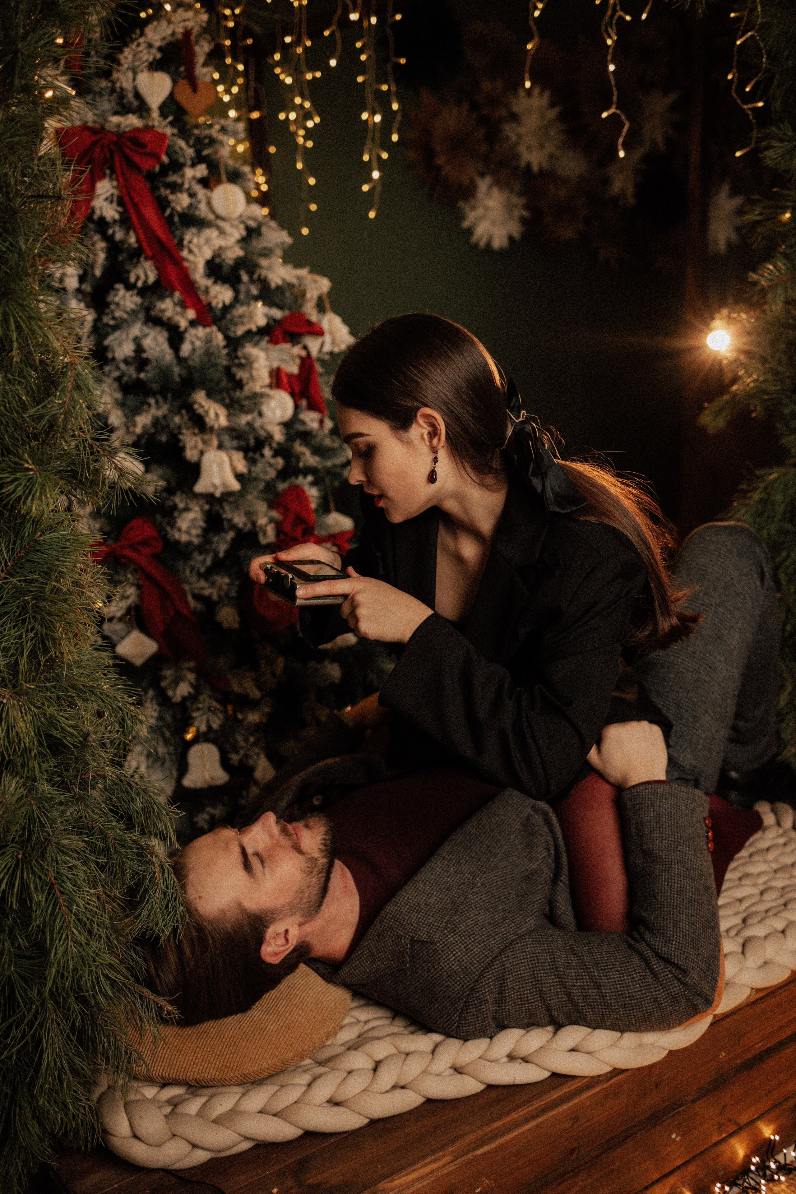 Christmas photoshoot. Destination wedding and fashion photographer in Riga Igor Davidovich