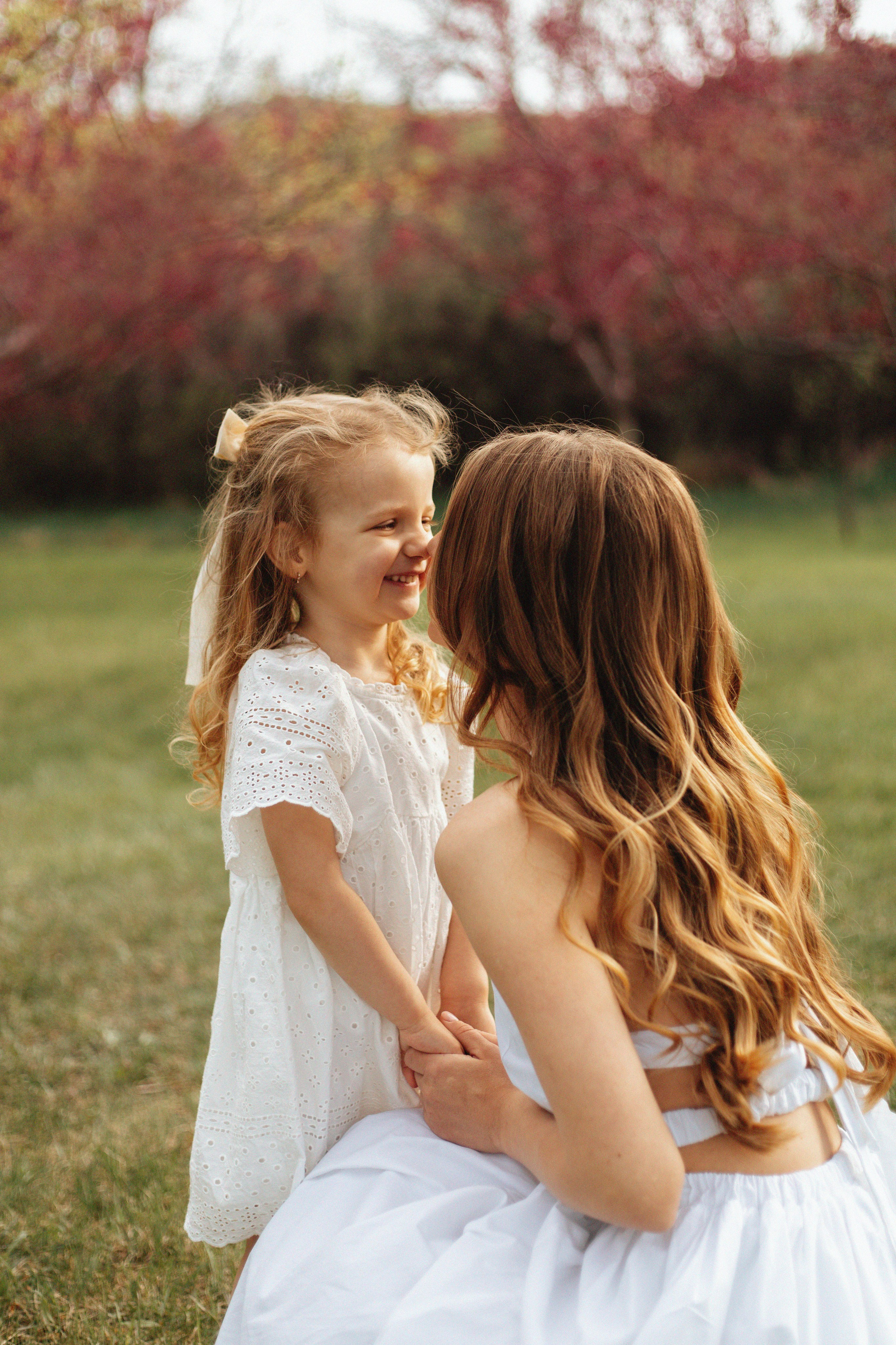 Mother & daughter story. Home