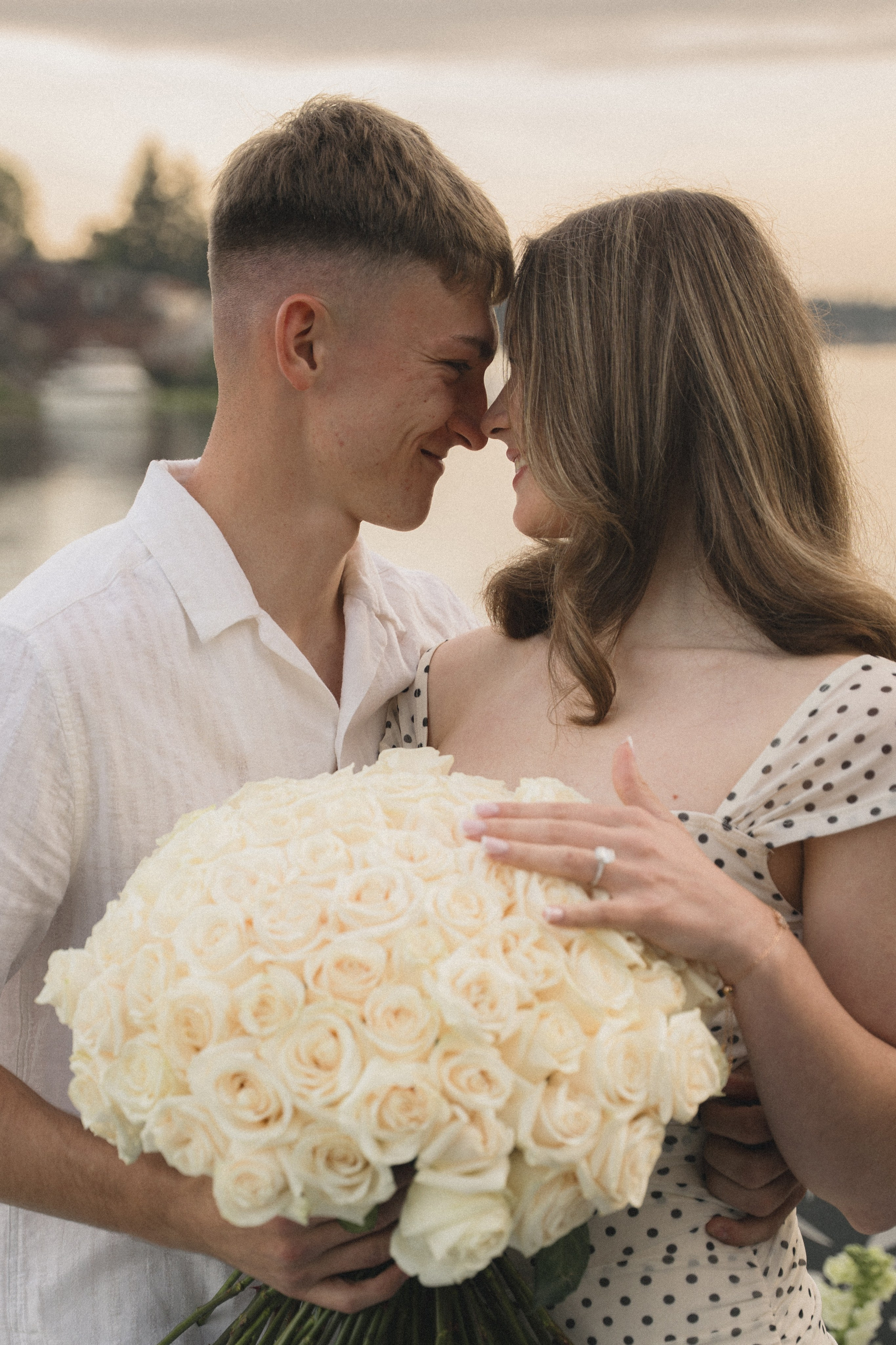 Ilya and Olena proposal. Photographer in Washington Sophia D